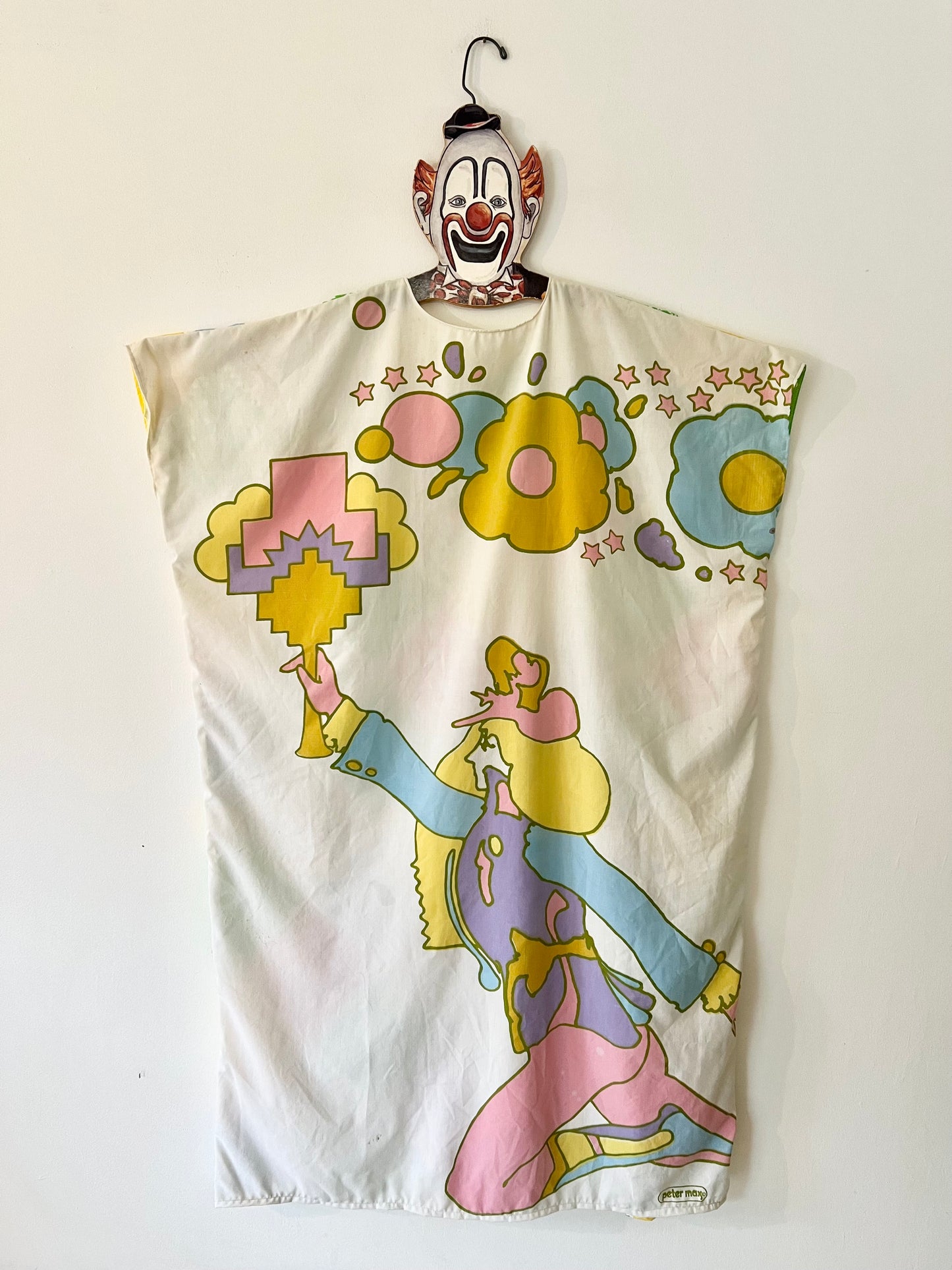 Peter Max Upcycled Caftan Maxi Dress