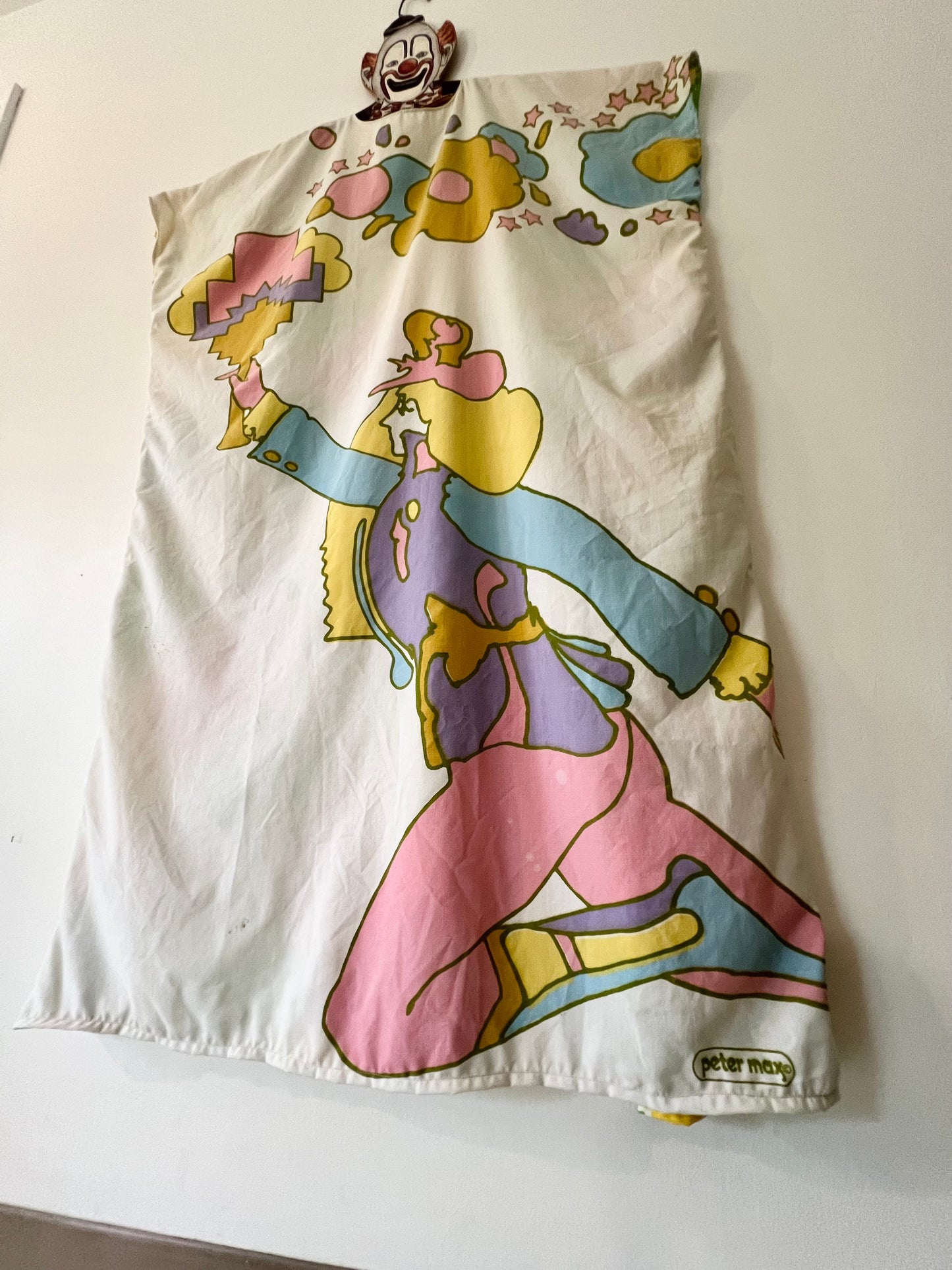 Peter Max Upcycled Caftan Maxi Dress