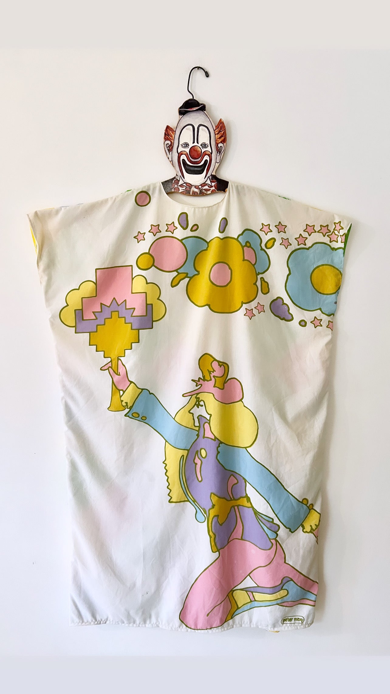 Peter Max Upcycled Caftan Maxi Dress