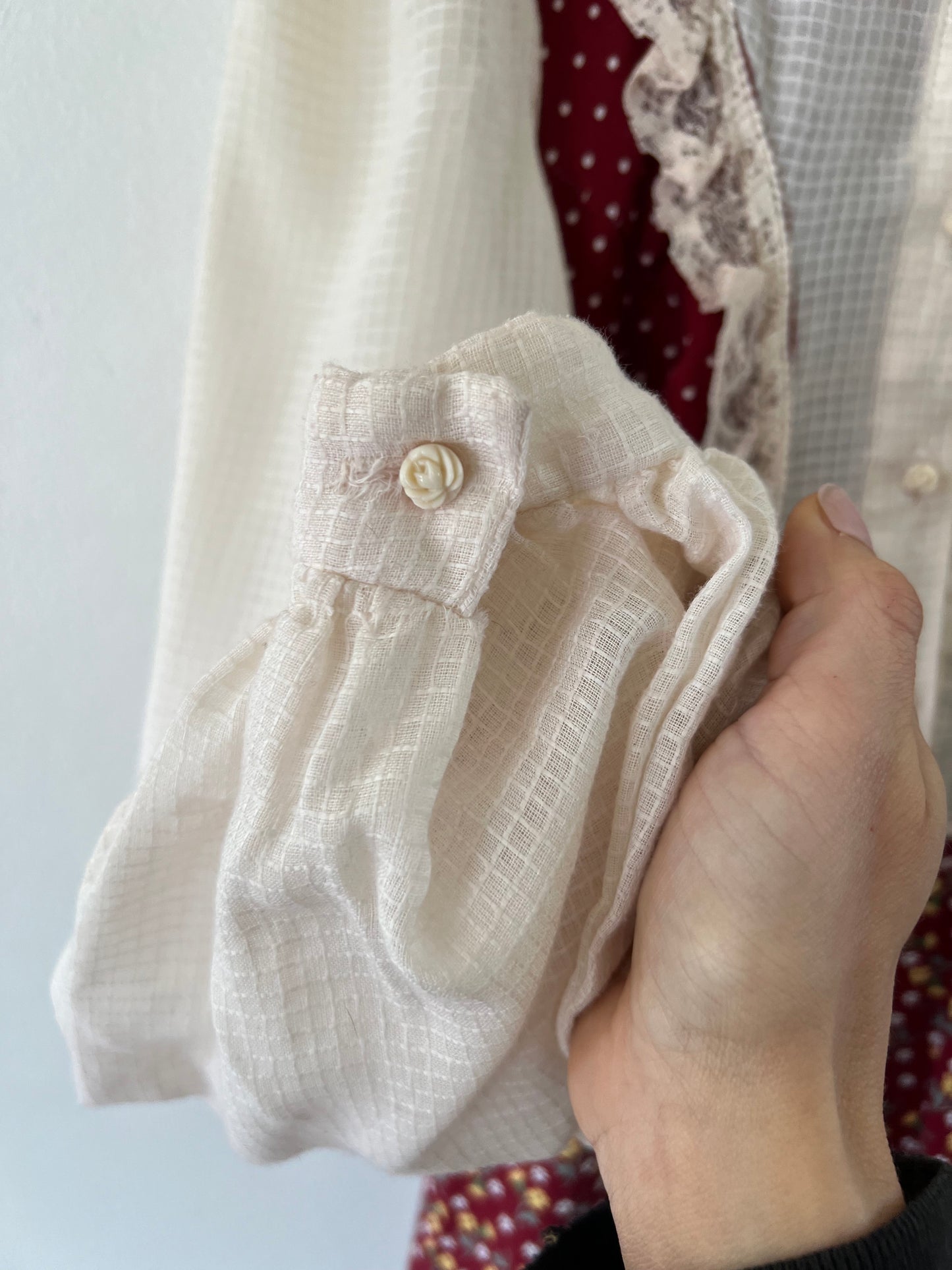 70s Rare GUNNE SAX prairie midi dress