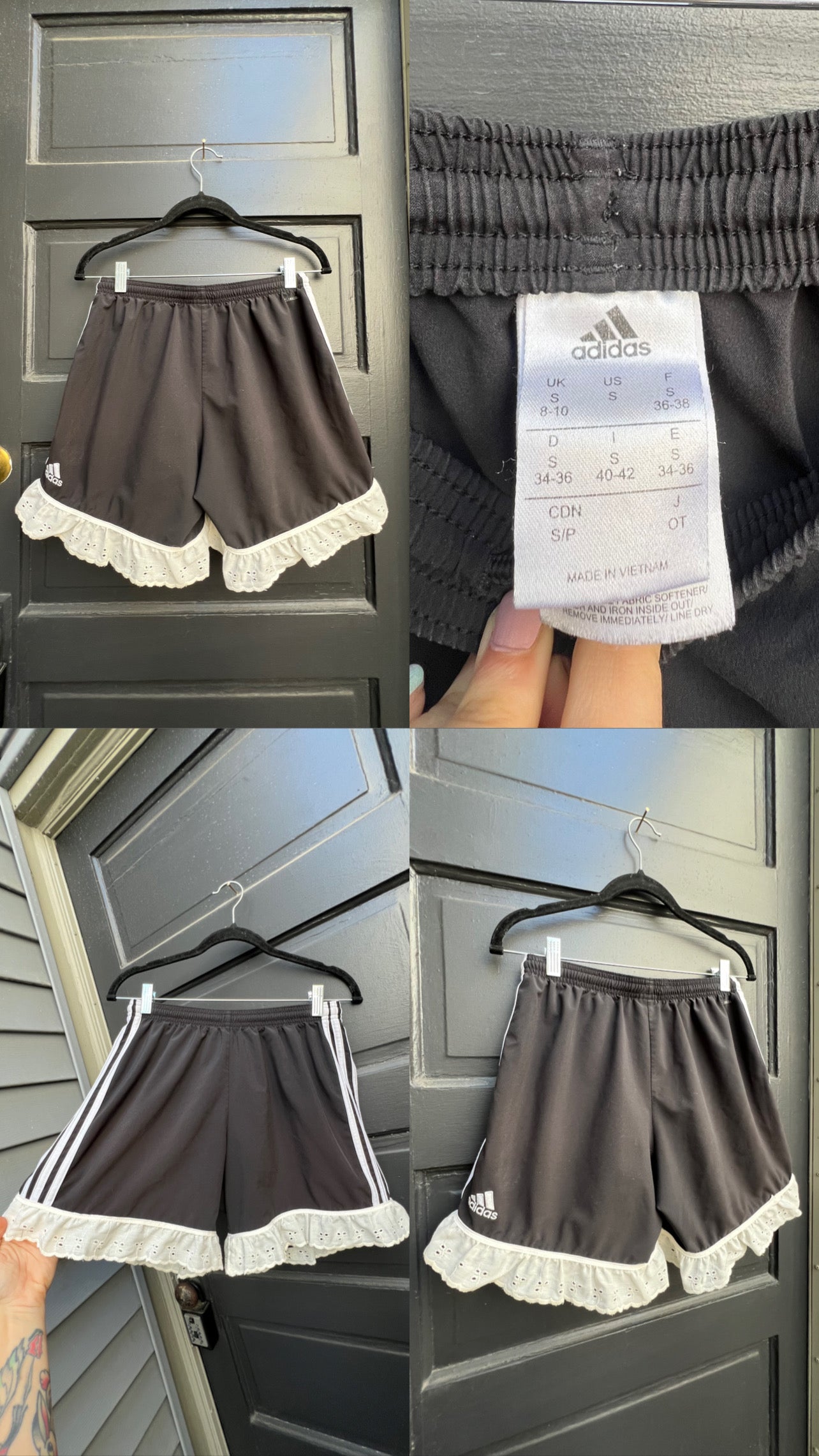Reworked ADIDAS bloomer shorts