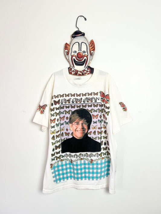 RARE 1995 ELTON JOHN BUTTERFLY TSHIRT