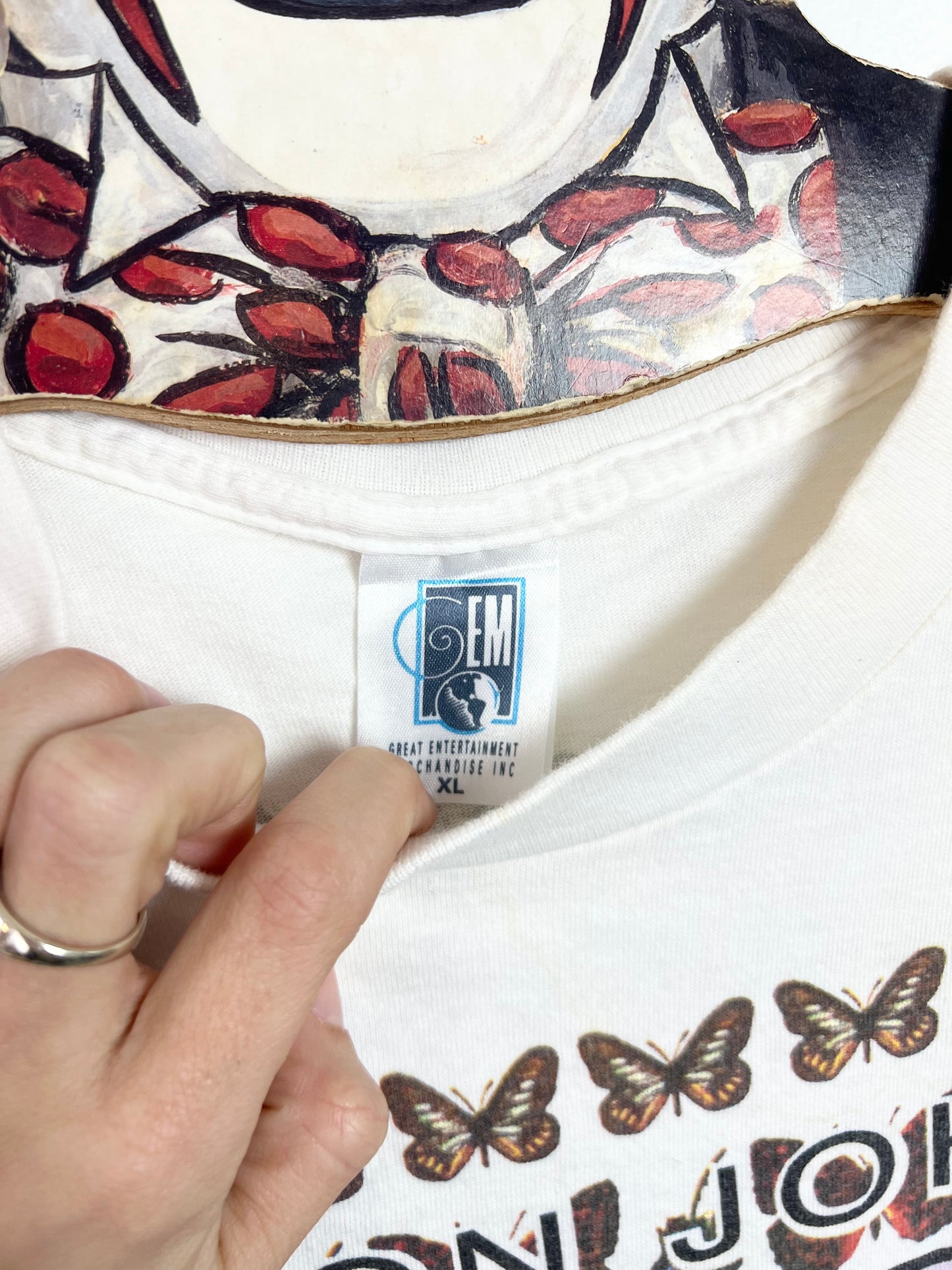 RARE 1995 ELTON JOHN BUTTERFLY TSHIRT