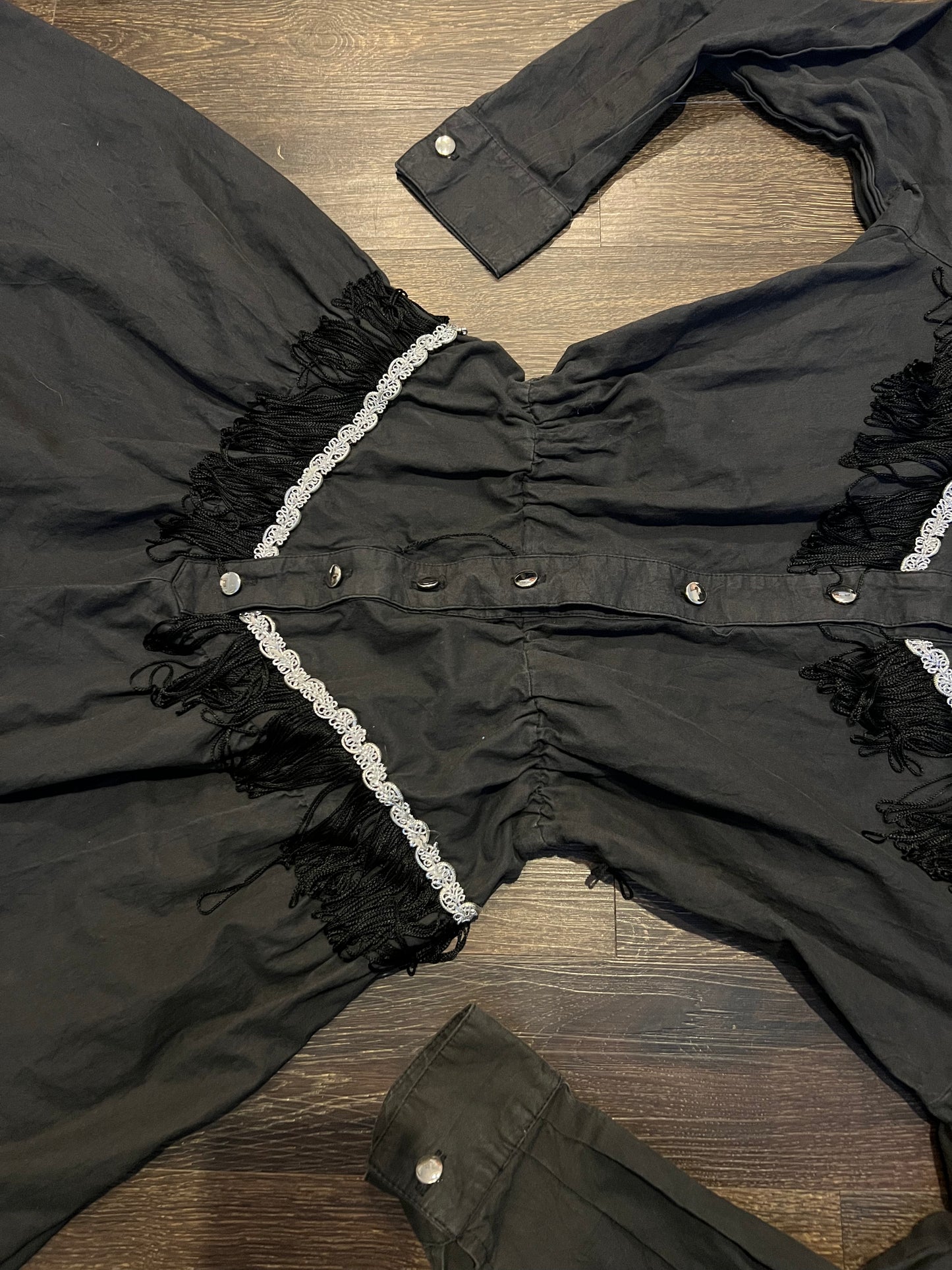 80s Western Fringe Midi Dress