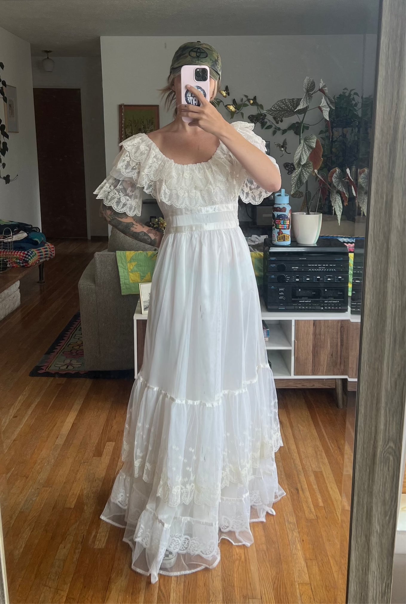 1970s GUNNE SAX ROMANTIC RENAISSANCE BRIDAL MAXI DRESS