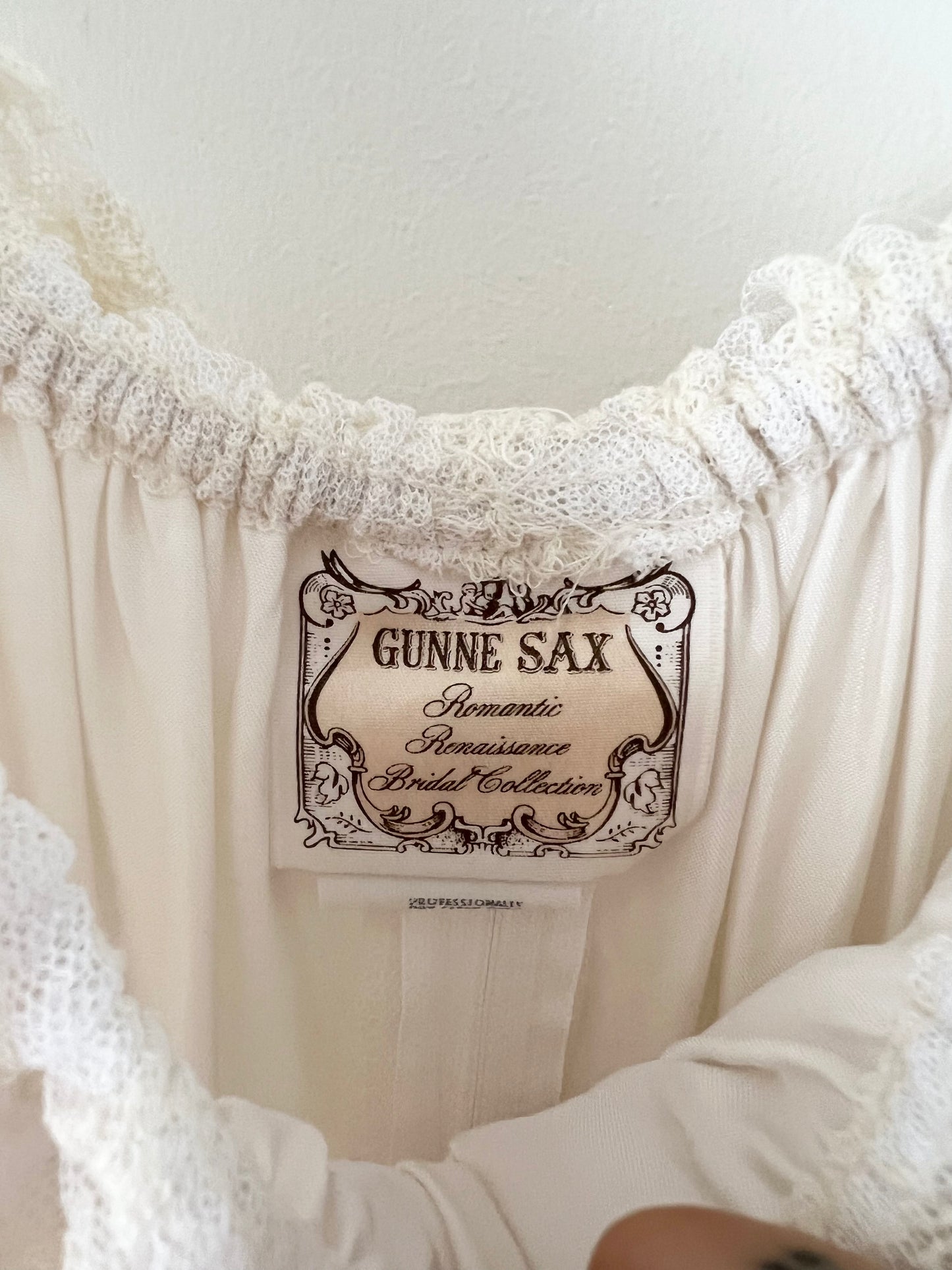 1970s GUNNE SAX ROMANTIC RENAISSANCE BRIDAL MAXI DRESS