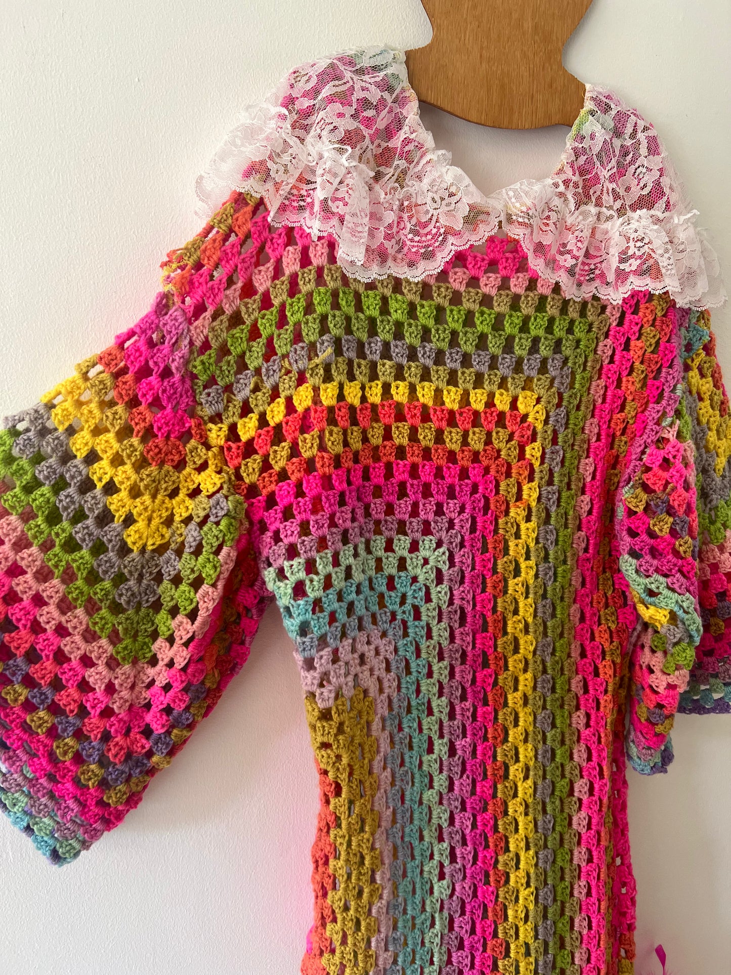 Rainbow Boa Afghan Midi