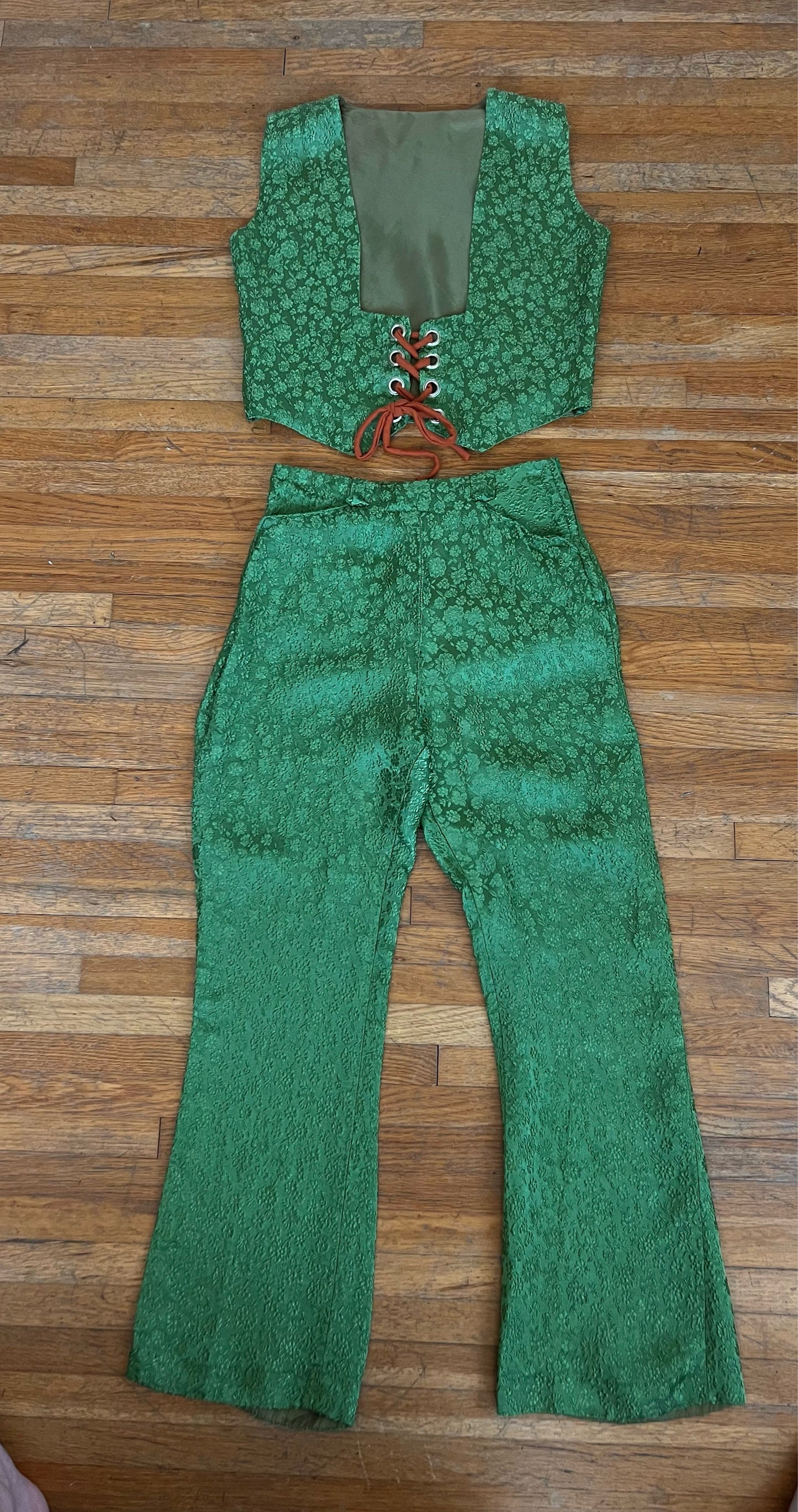 60s forest fairy damask set