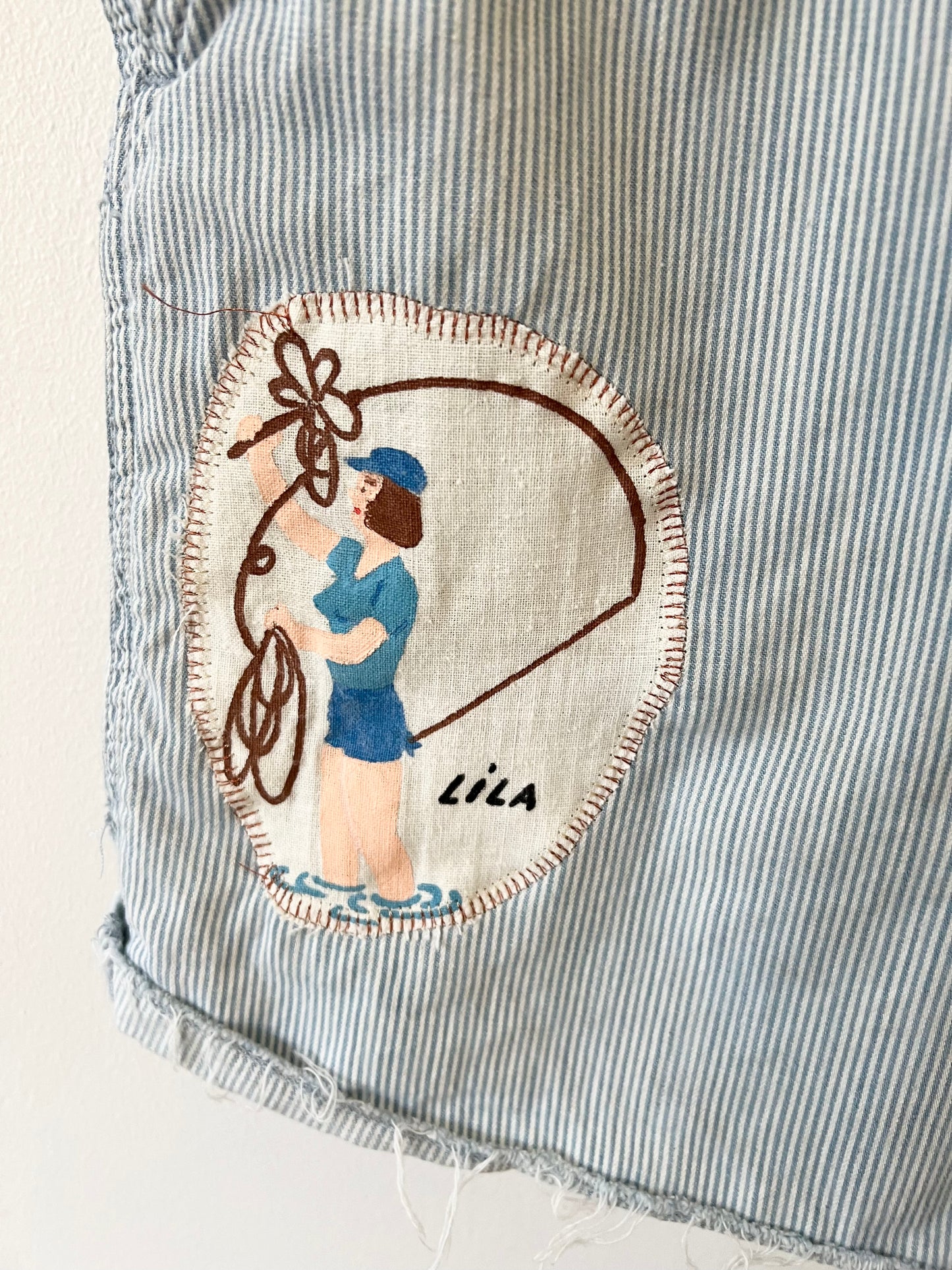 Fisherman’s Patchwork Overalls