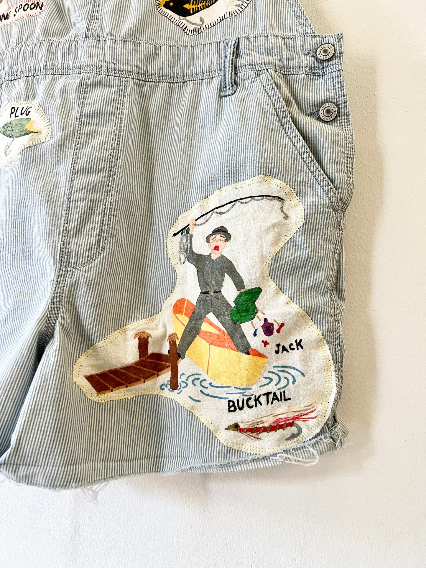 Fisherman’s Patchwork Overalls