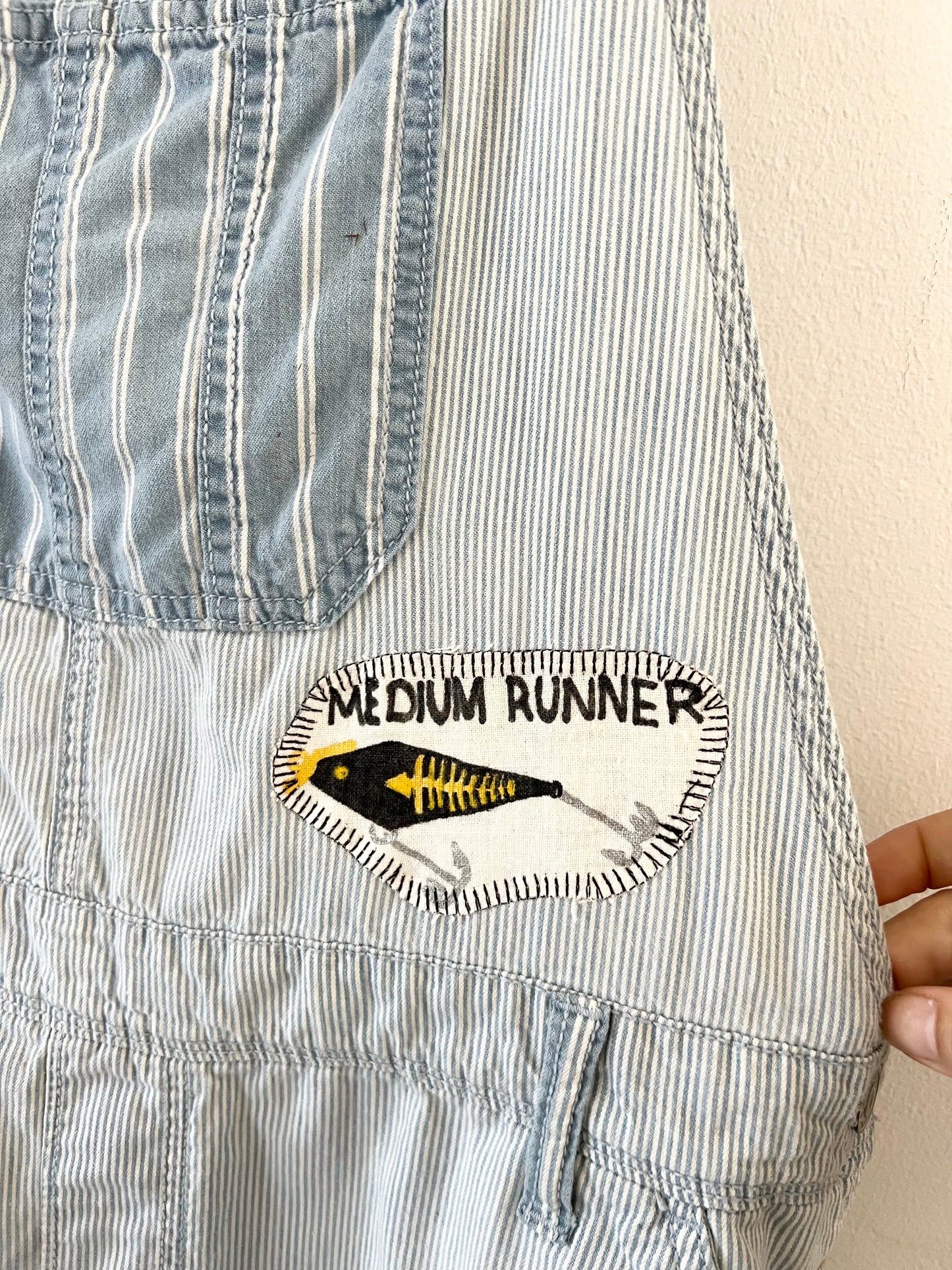 Fisherman’s Patchwork Overalls