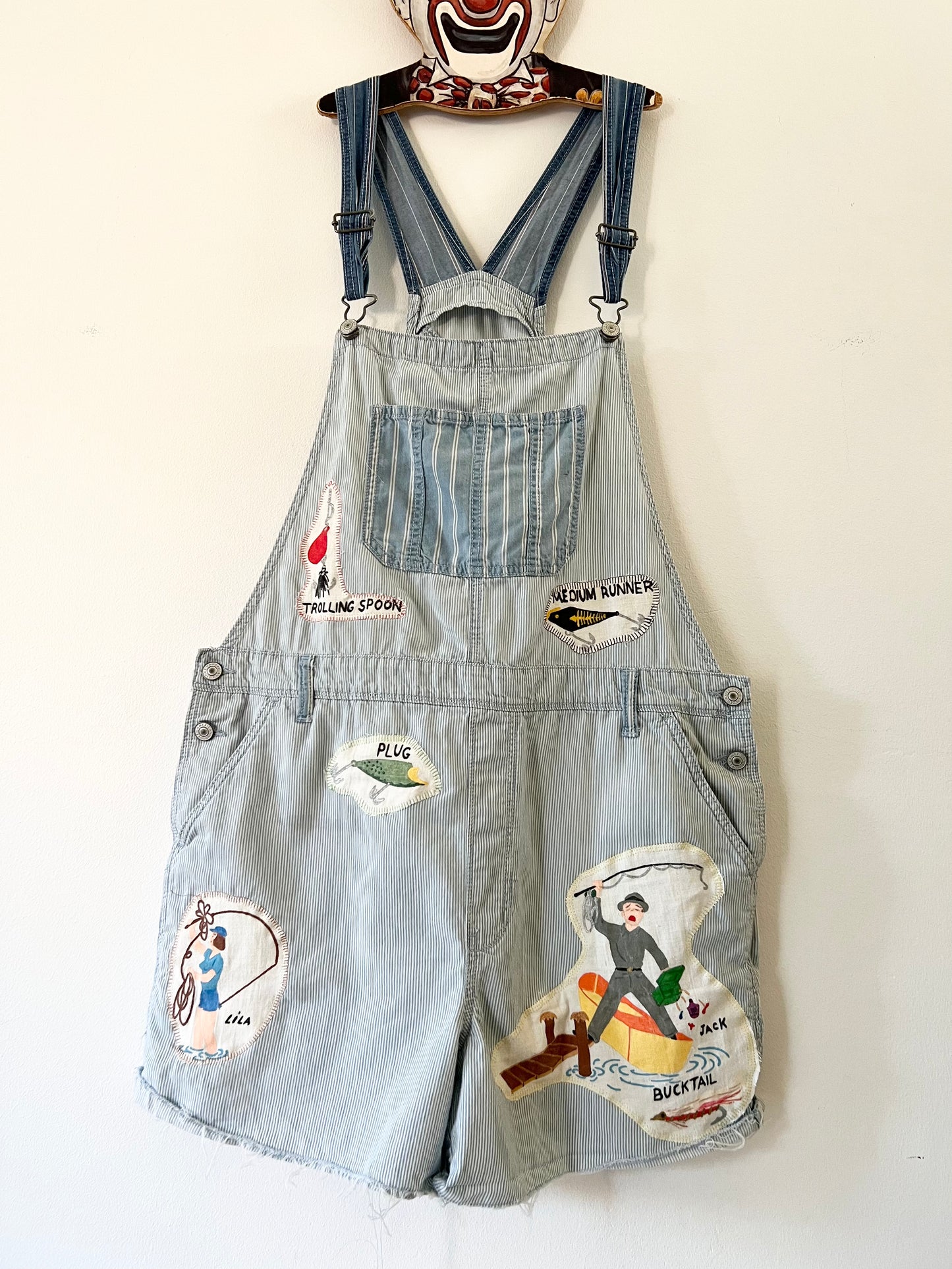 Fisherman’s Patchwork Overalls