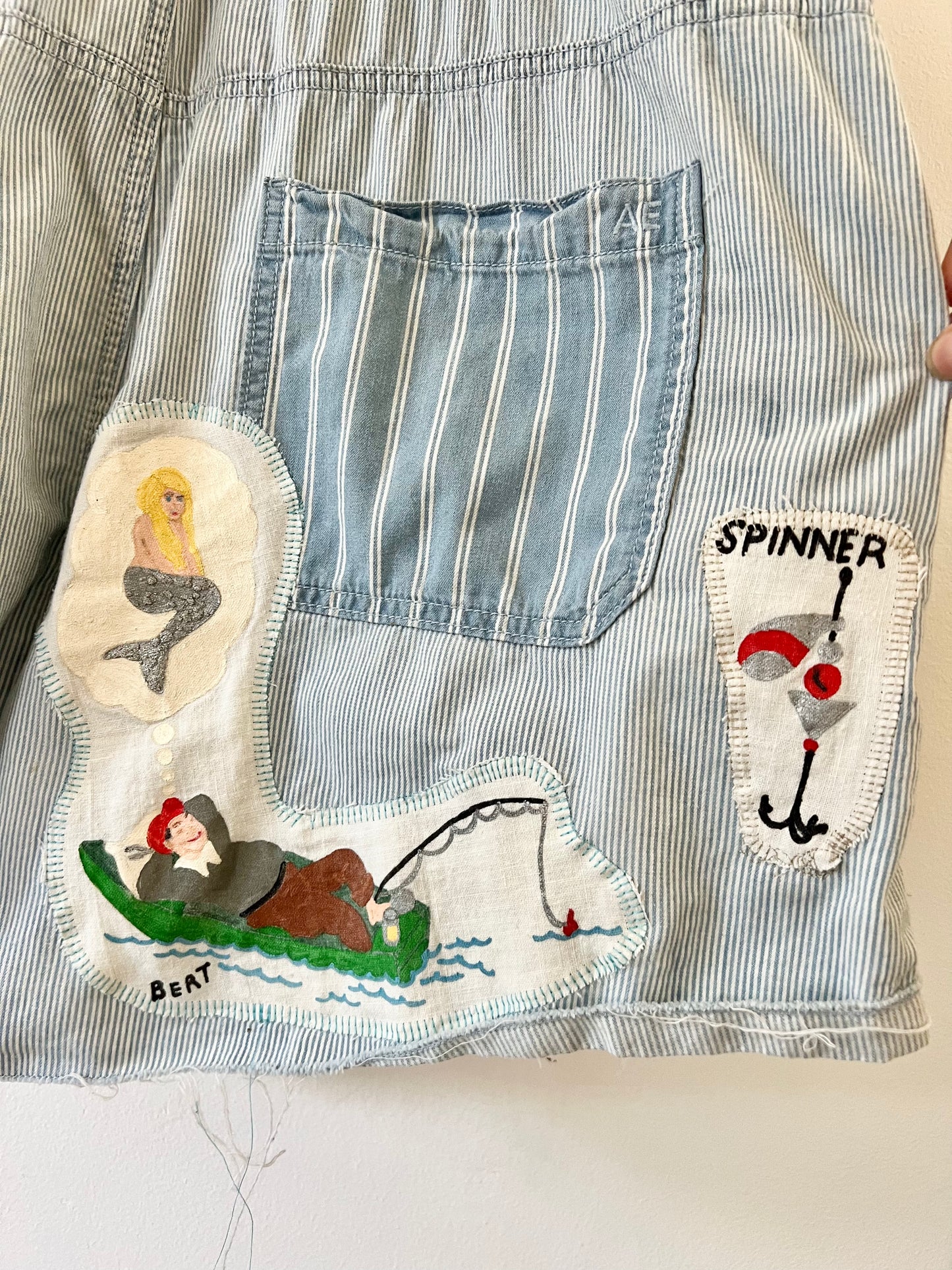 Fisherman’s Patchwork Overalls