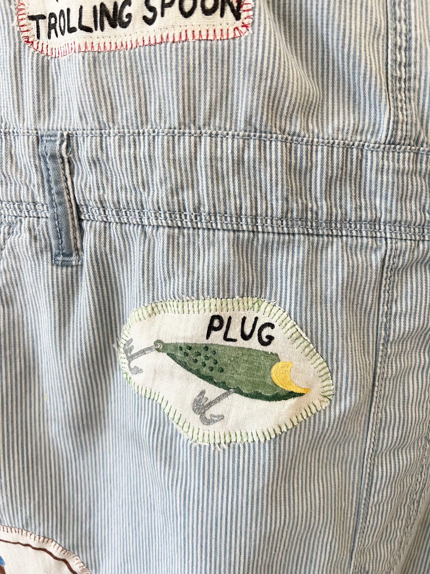 Fisherman’s Patchwork Overalls