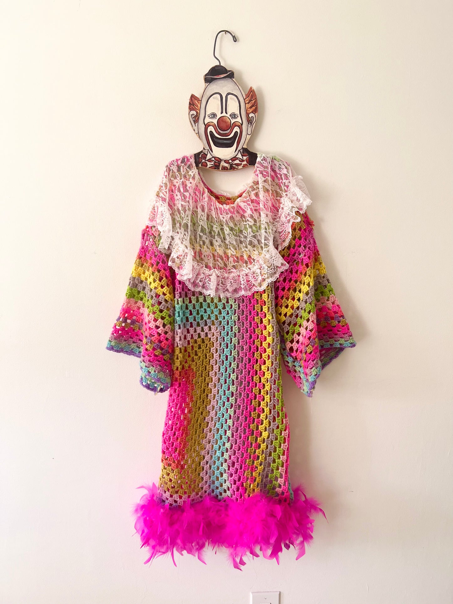 Rainbow Boa Afghan Midi