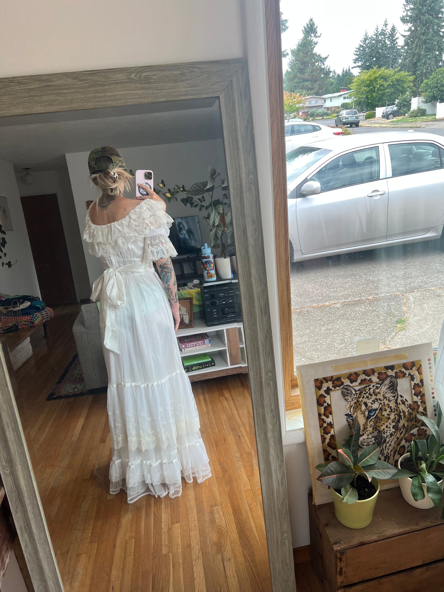 1970s GUNNE SAX ROMANTIC RENAISSANCE BRIDAL MAXI DRESS