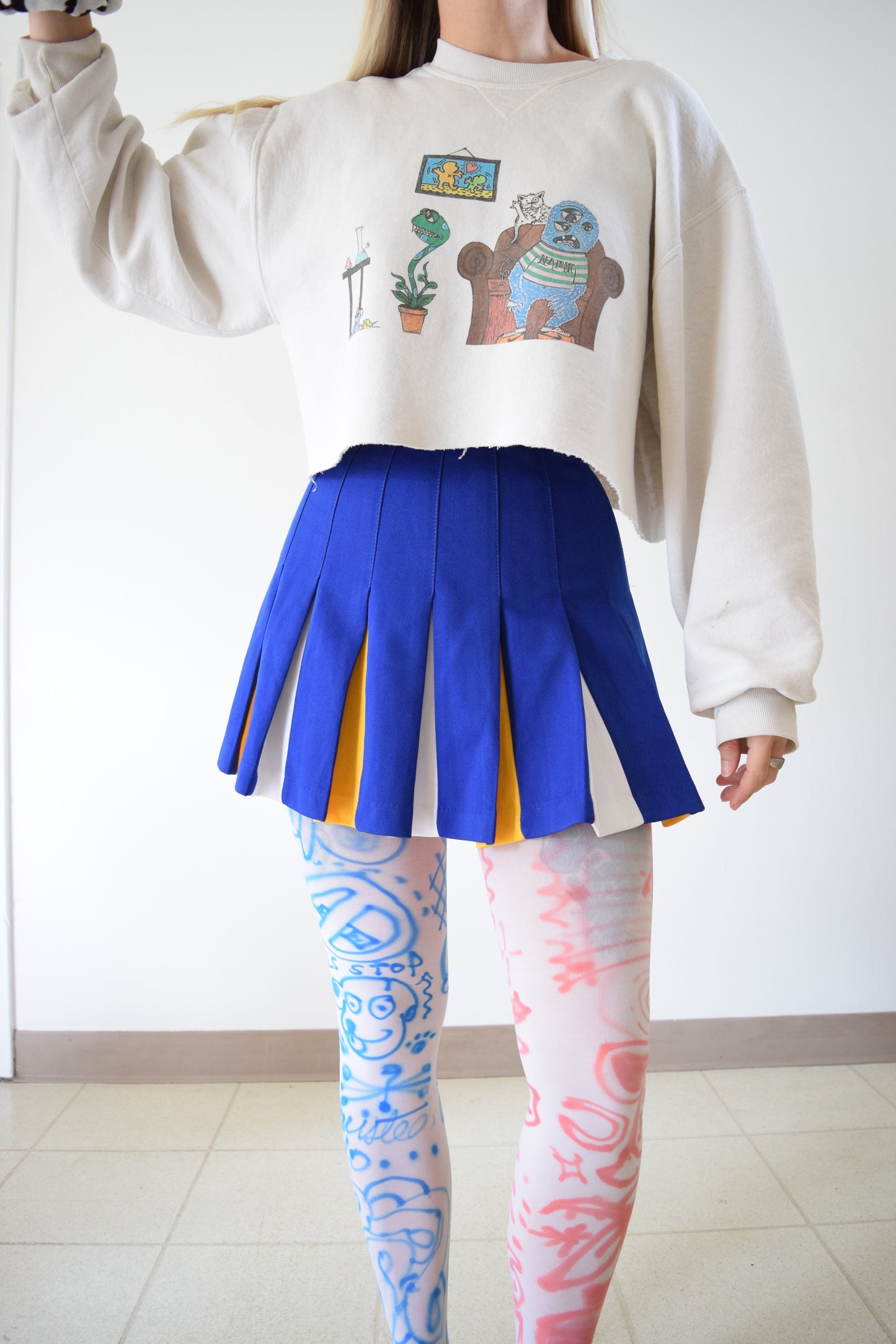 70s PLEATED SKIRT - 26" WAIST