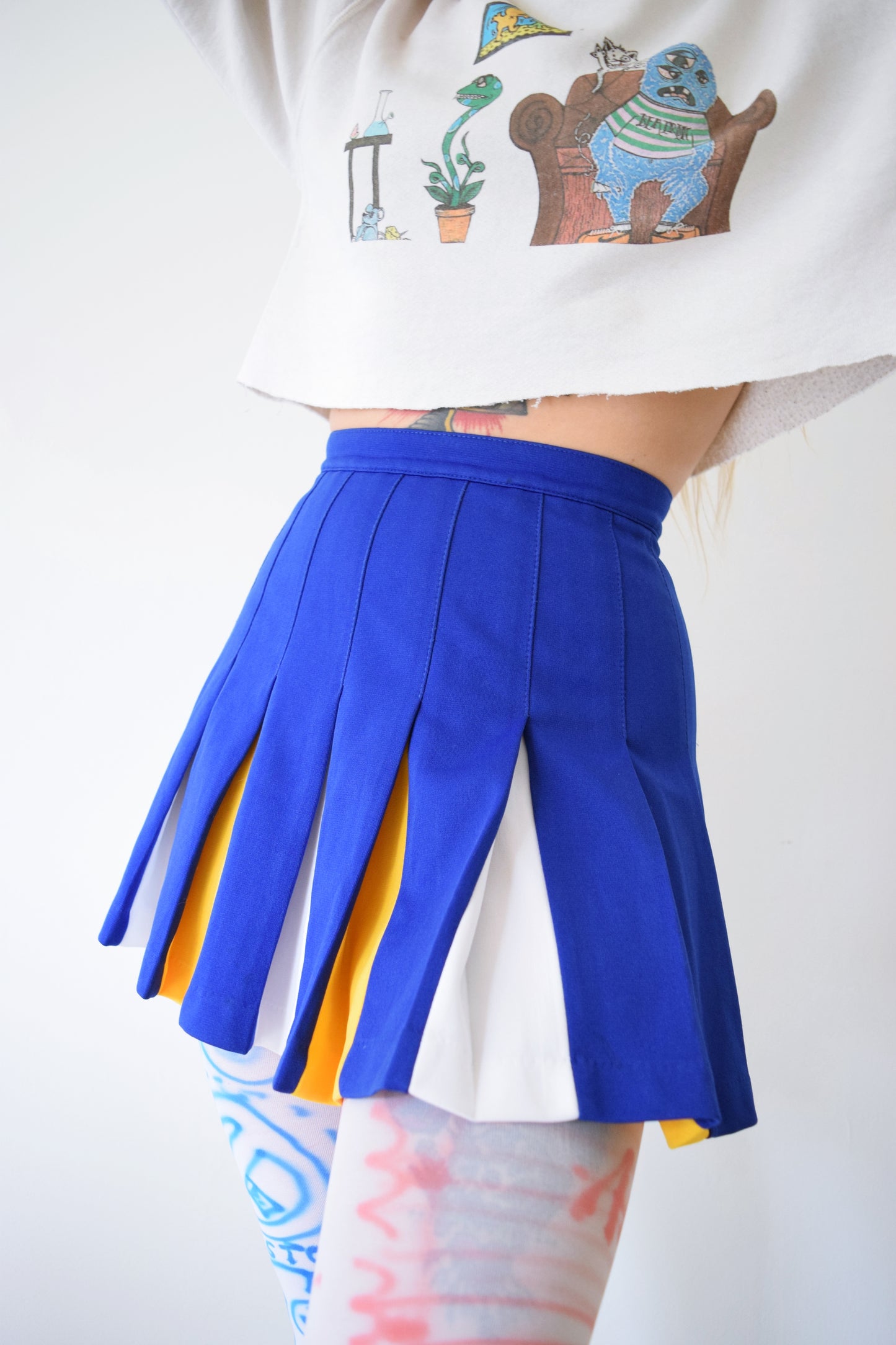 70s PLEATED SKIRT - 26" WAIST