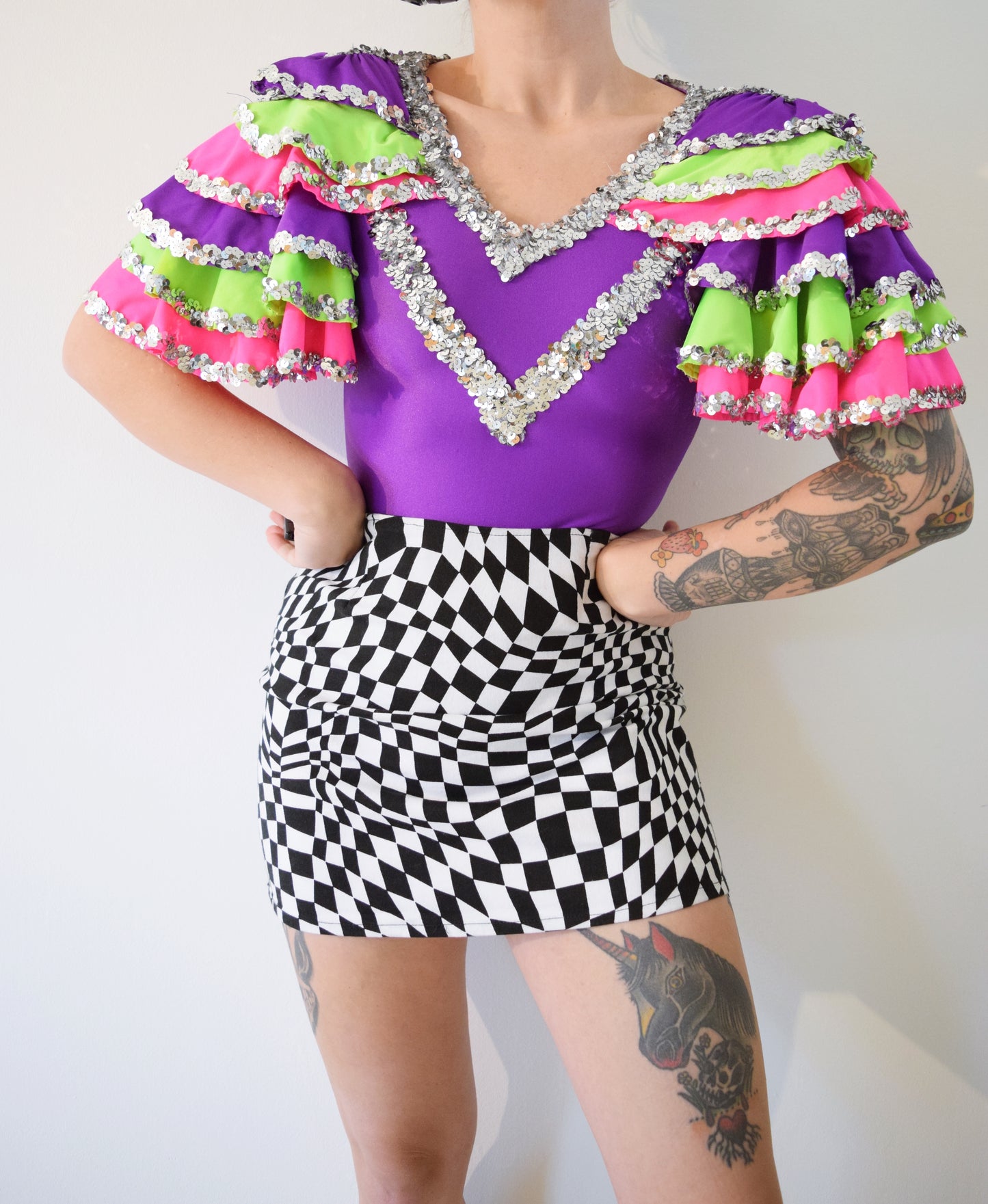 80S SALSA BODYSUIT - SMALL
