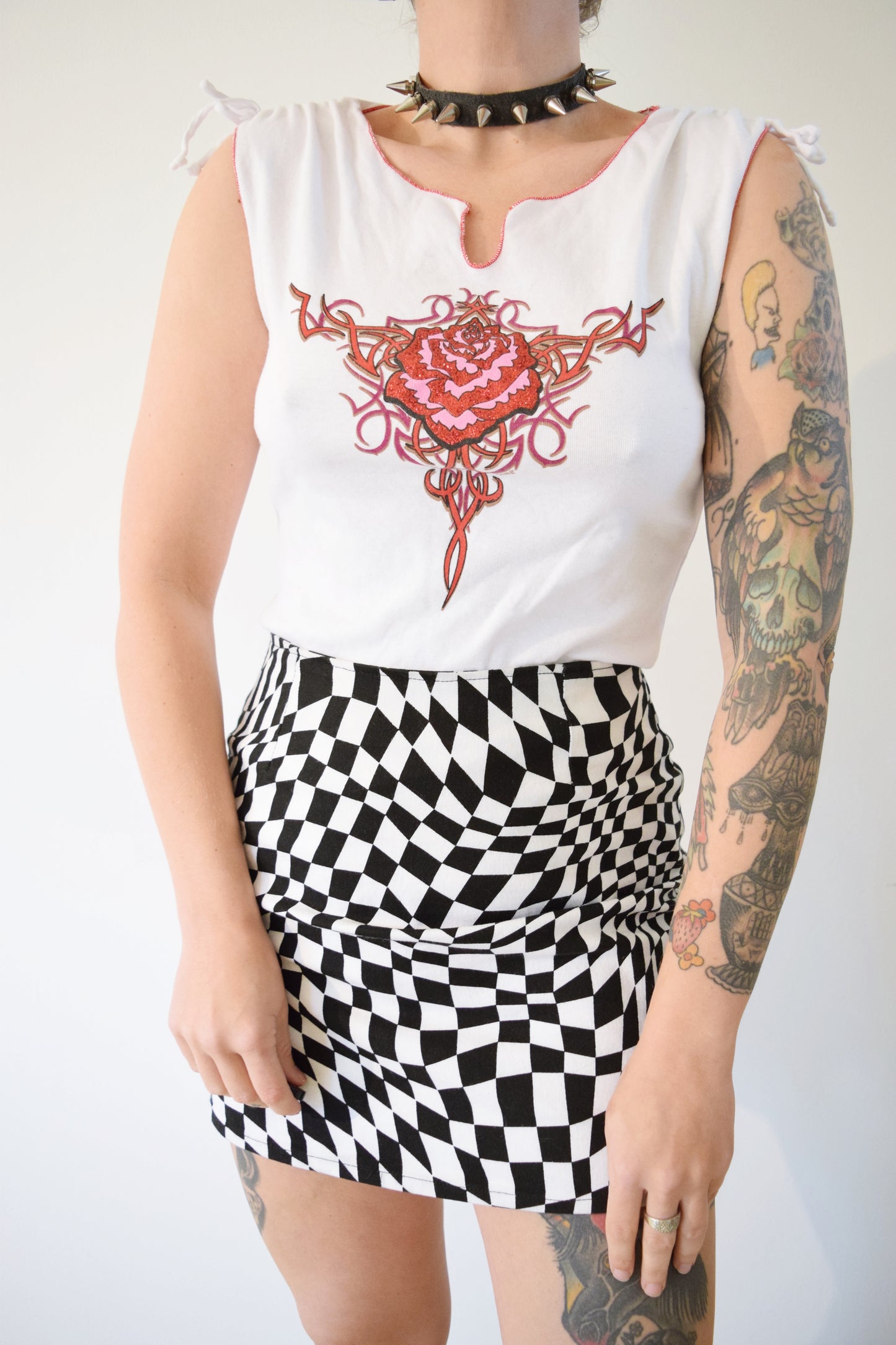 Y2K TRIBAL ROSE TANK - M/L