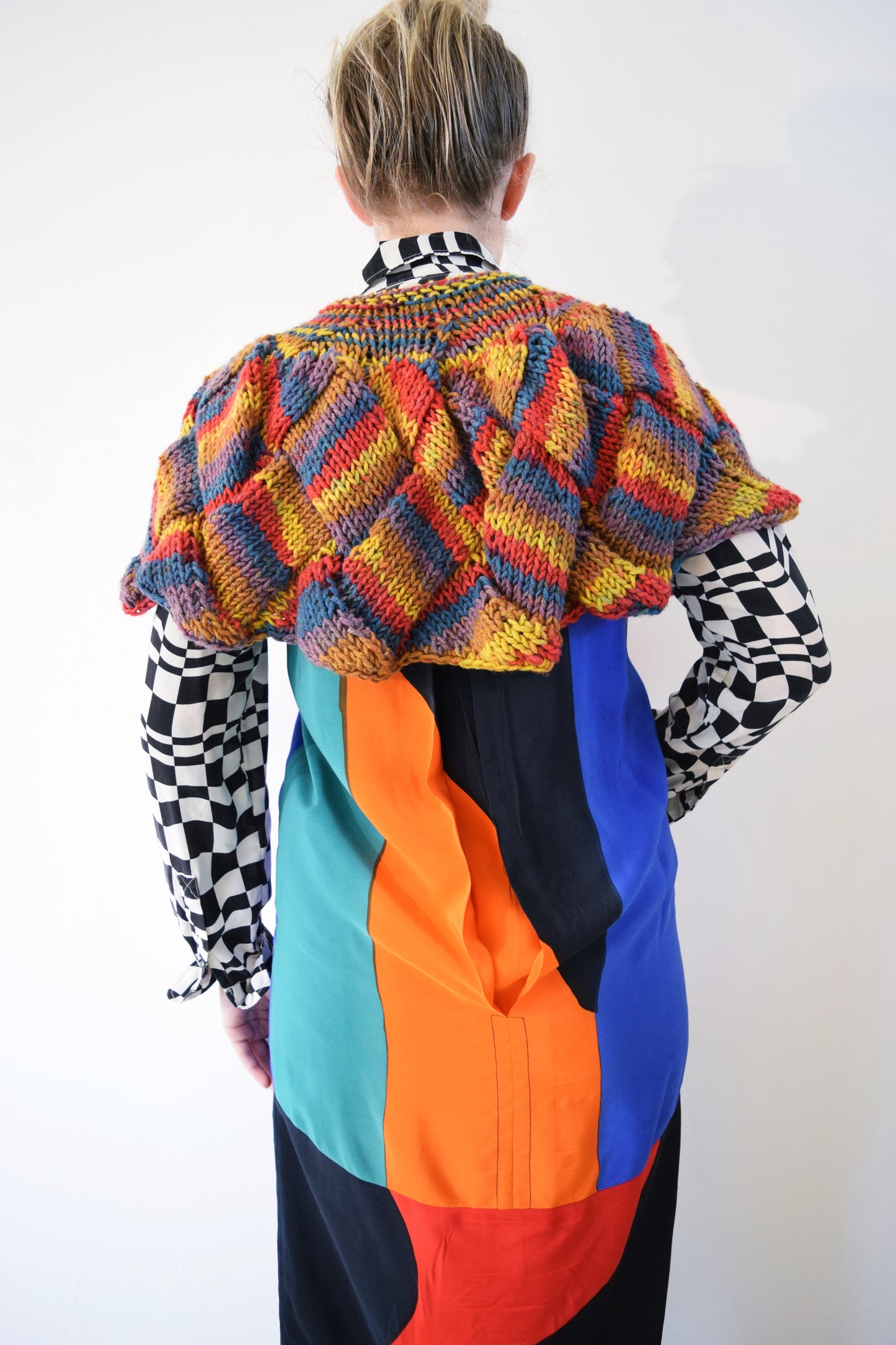70s KNITTED COLLAR