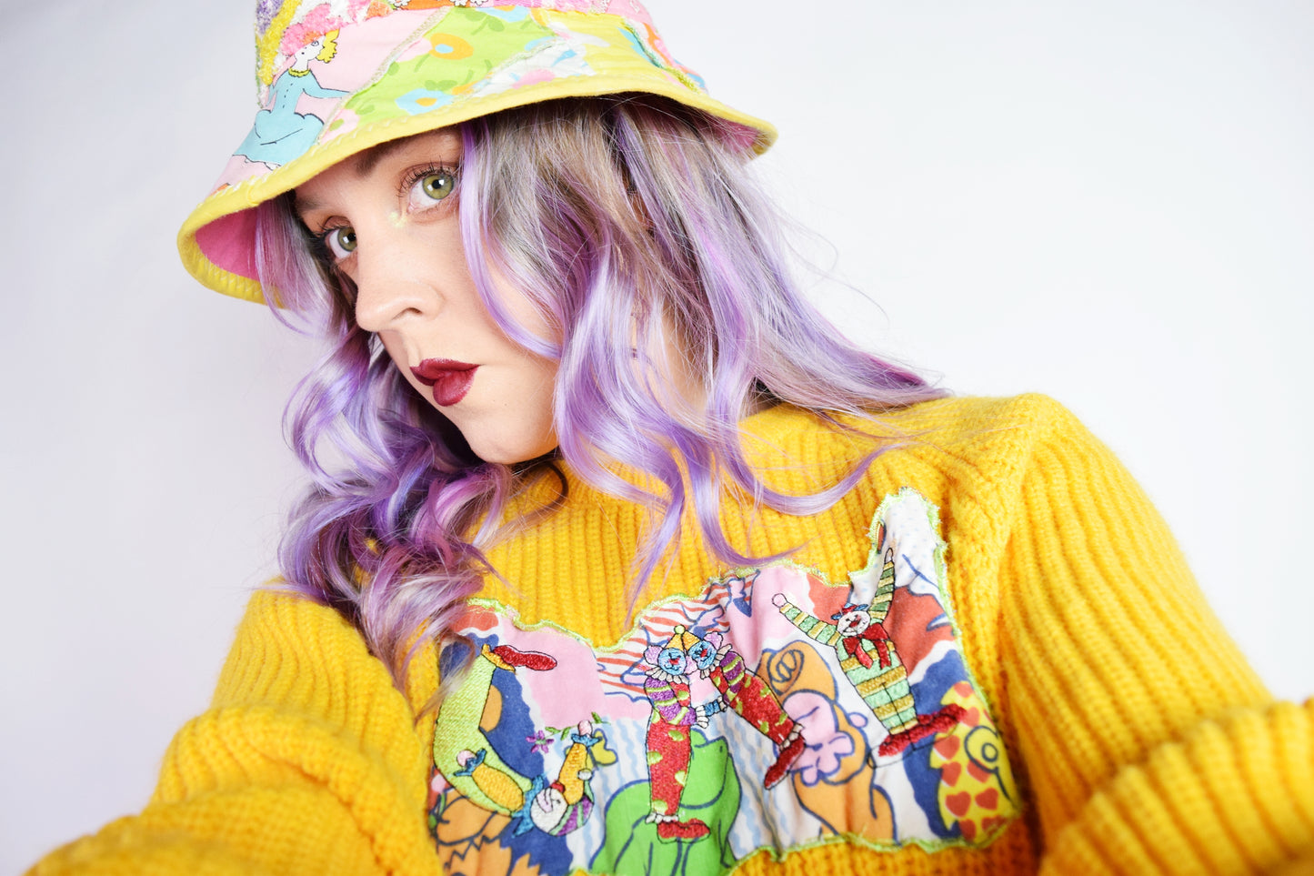 UPCYCLED CHUNKY KNIT *GAY* SWEATER - M/L