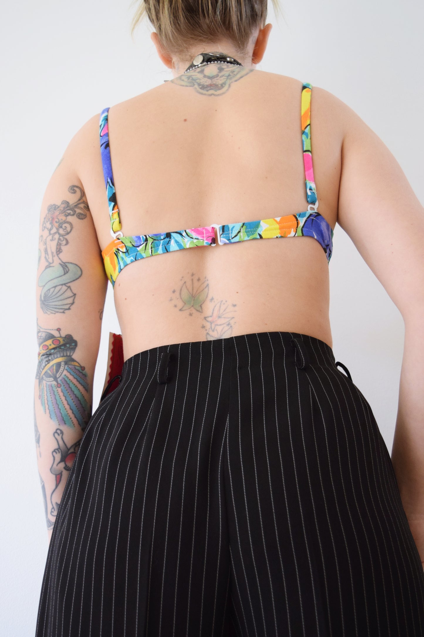 90s FLORAL BRALETTE - 34B