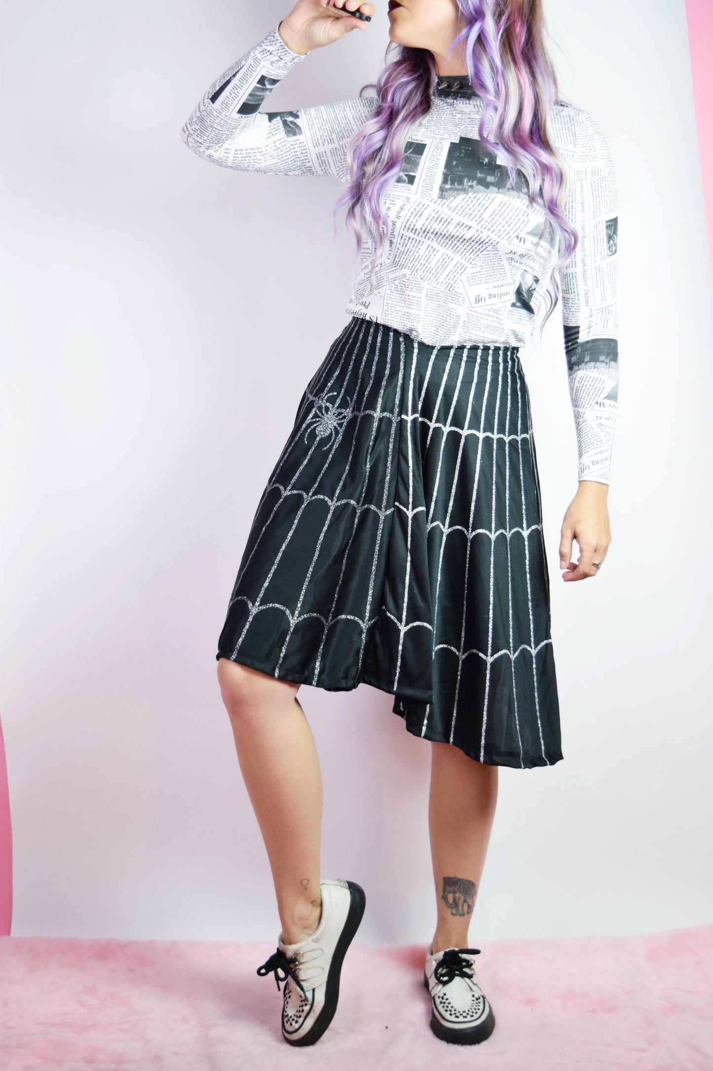 SPOOKY SPIDER WED MIDI - SMALL