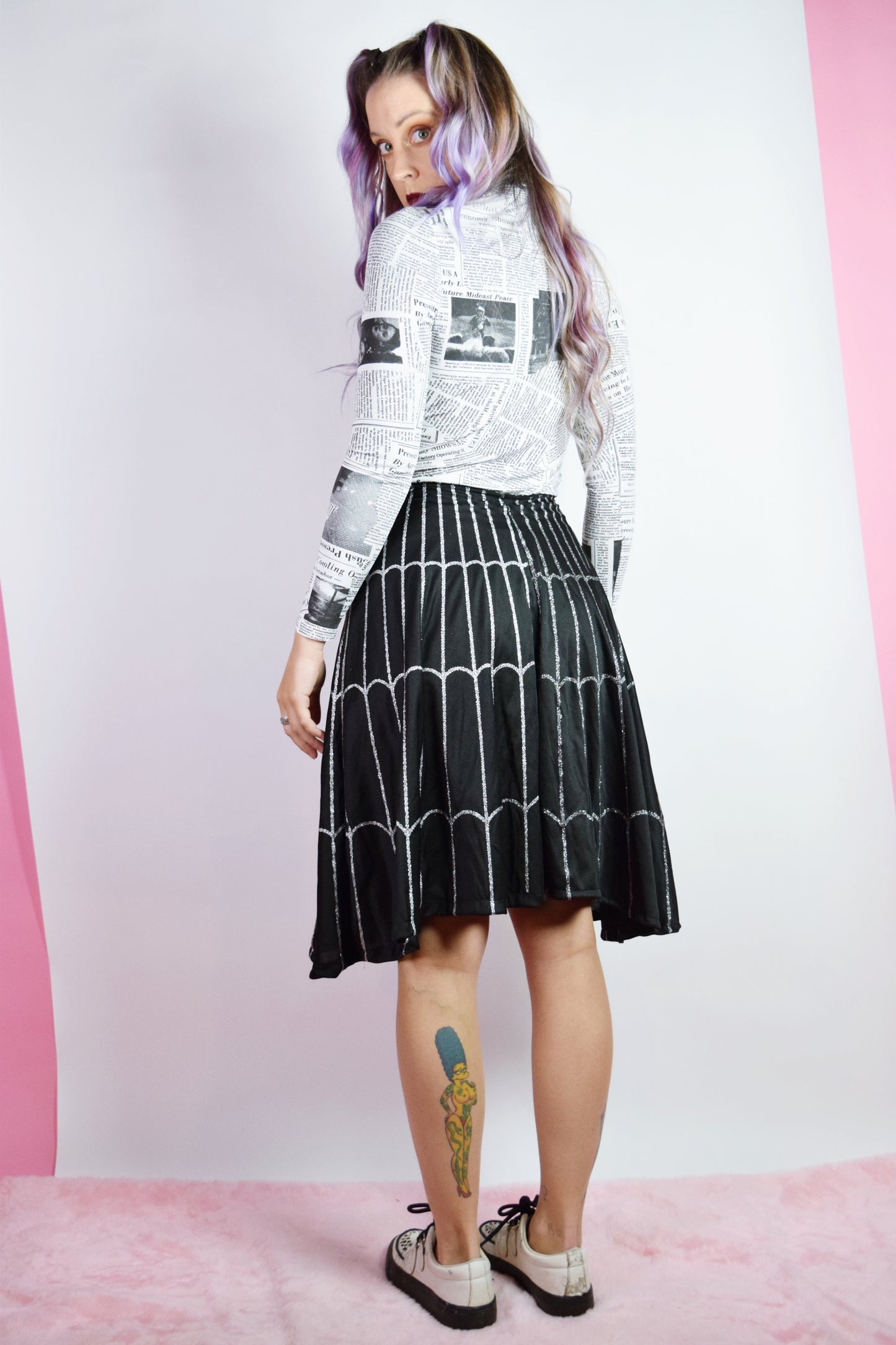 SPOOKY SPIDER WED MIDI - SMALL