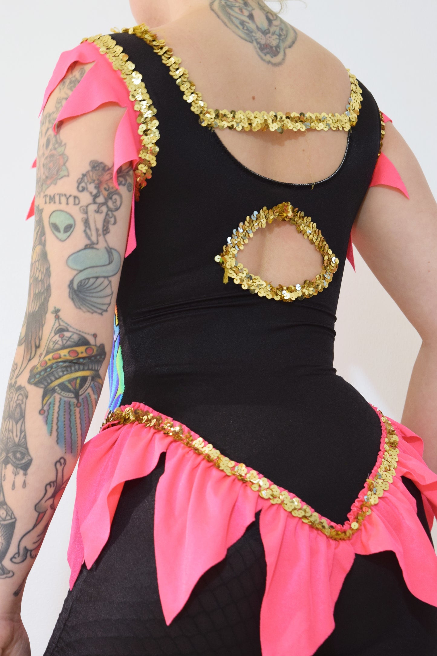 90s SEQUIN PLAYSUIT - XS