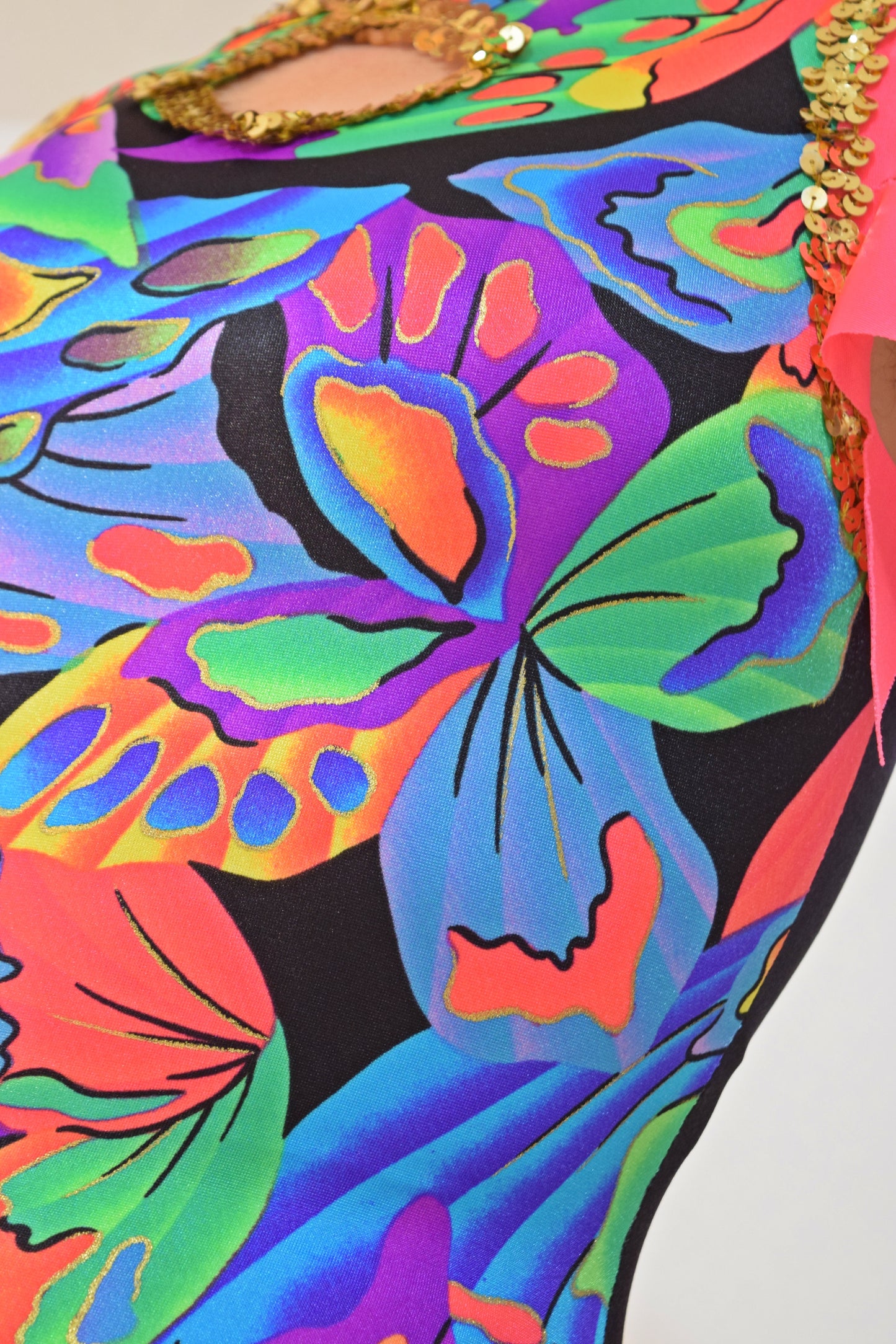 90s SEQUIN PLAYSUIT - XS