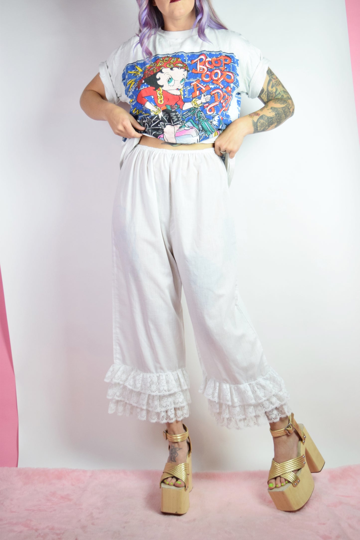 70s BLOOMER PANTS - M/L