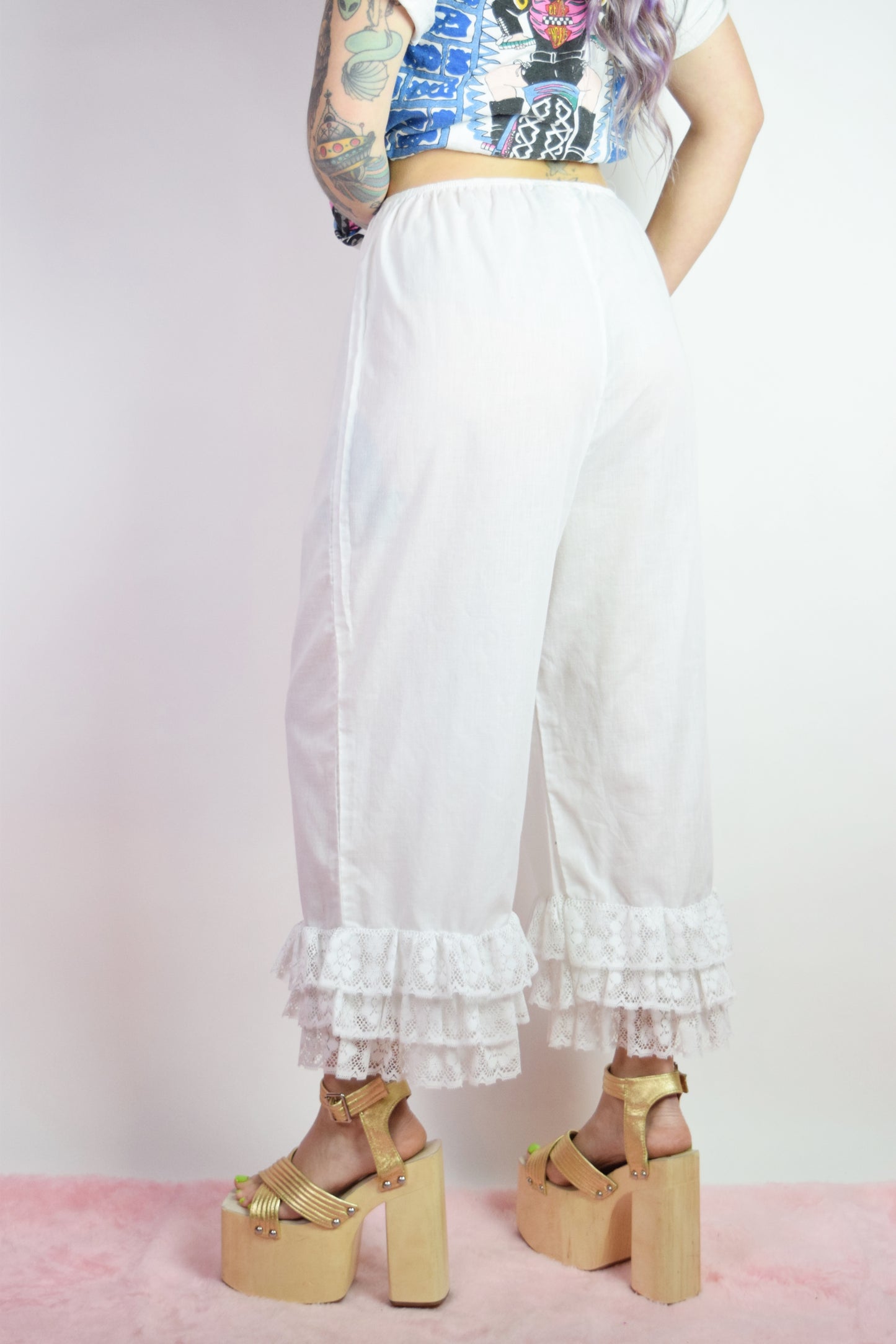 70s BLOOMER PANTS - M/L