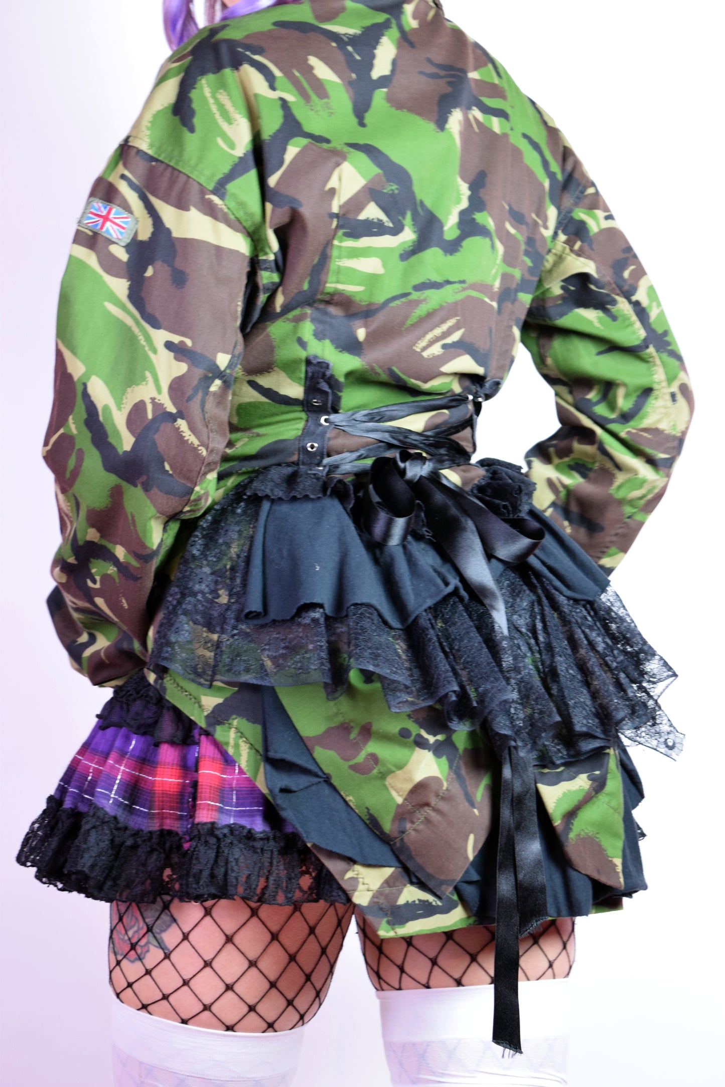 REWORKED RENAISSANCE VIBES CAMO JACKET - SMALL