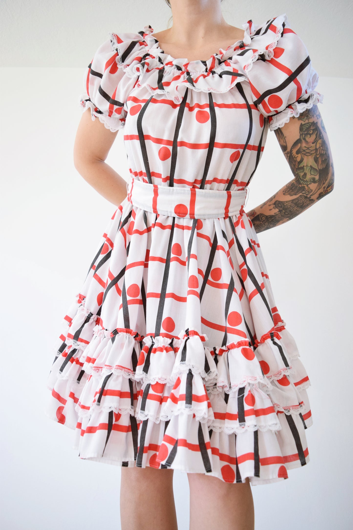 GEOMETRIC SQUARE DANCE MIDI - S/M