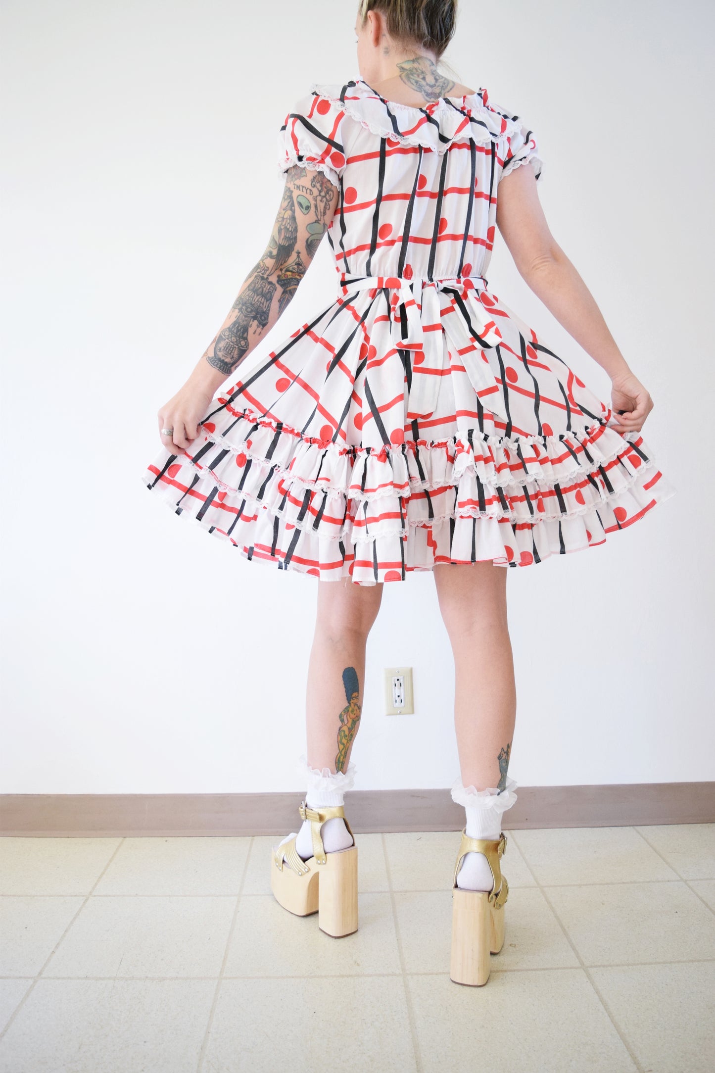 GEOMETRIC SQUARE DANCE MIDI - S/M