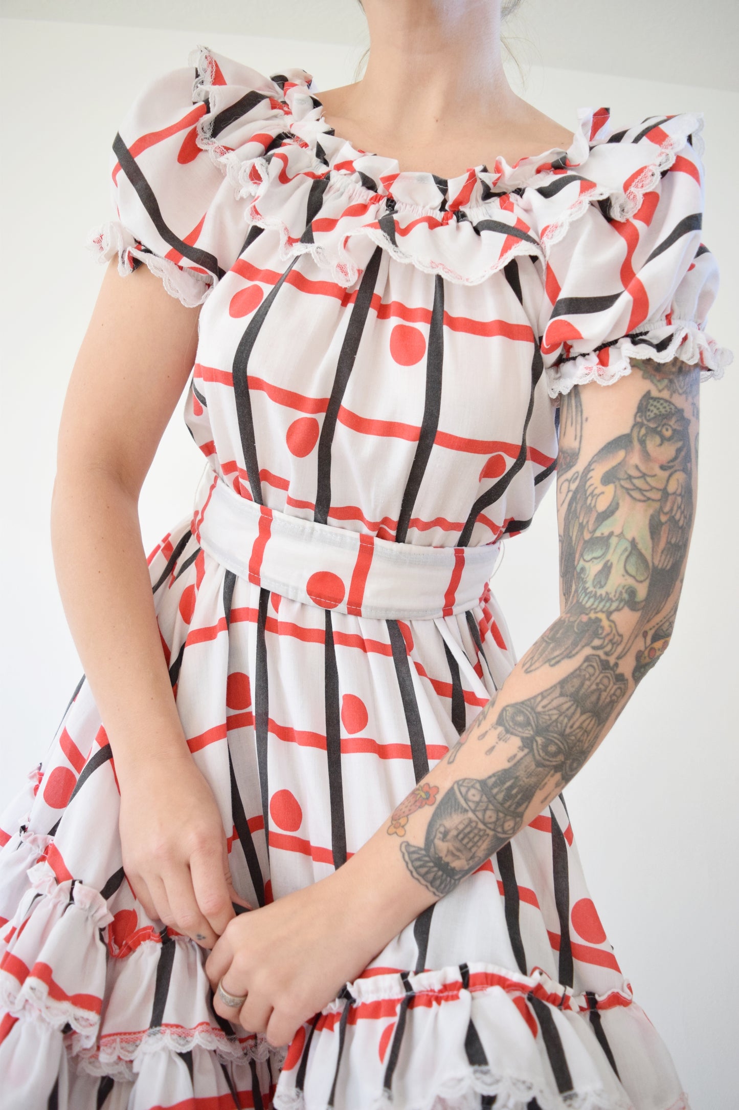 GEOMETRIC SQUARE DANCE MIDI - S/M