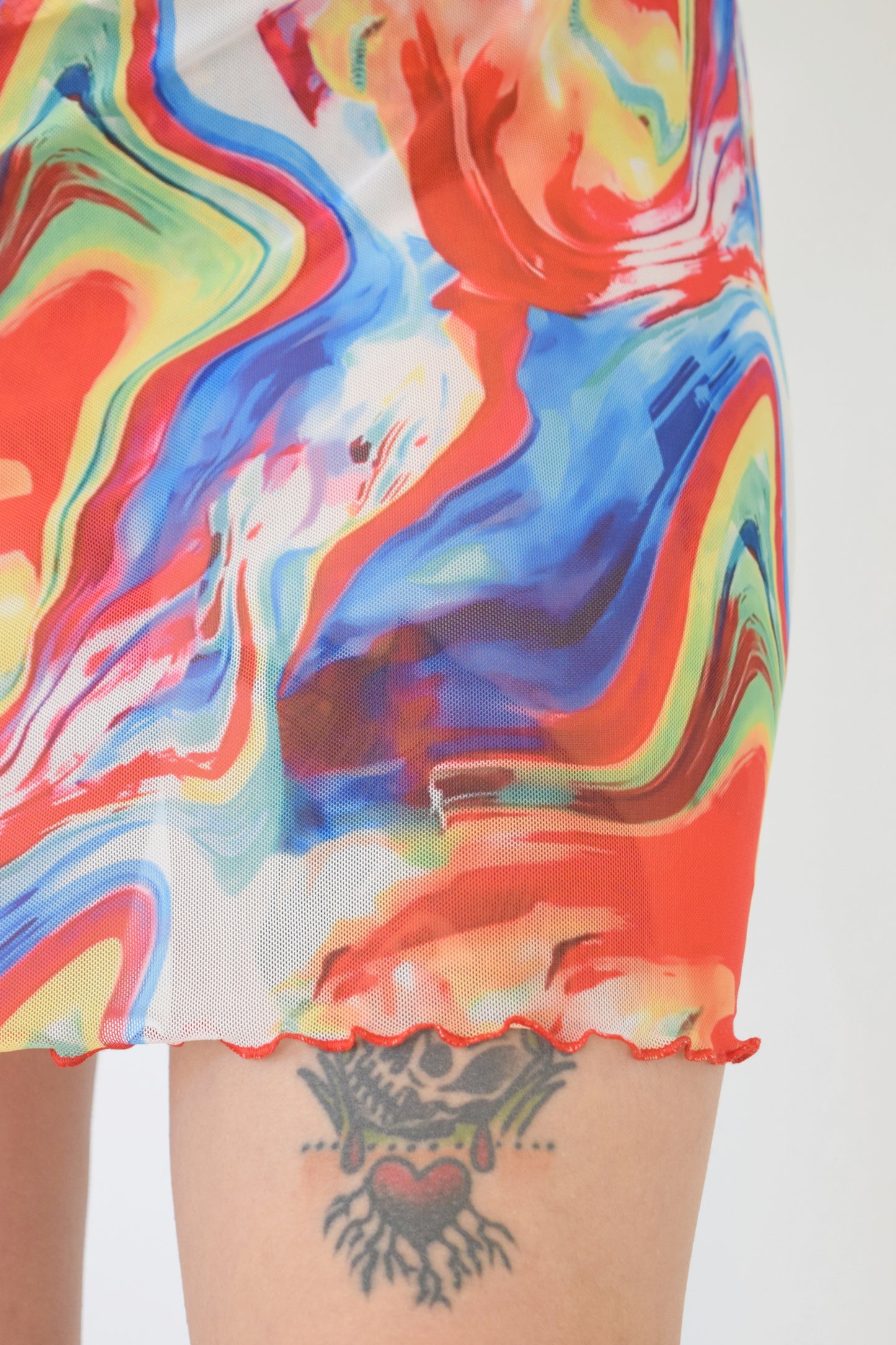 Y2K CYBER MESH MIDI - M/L