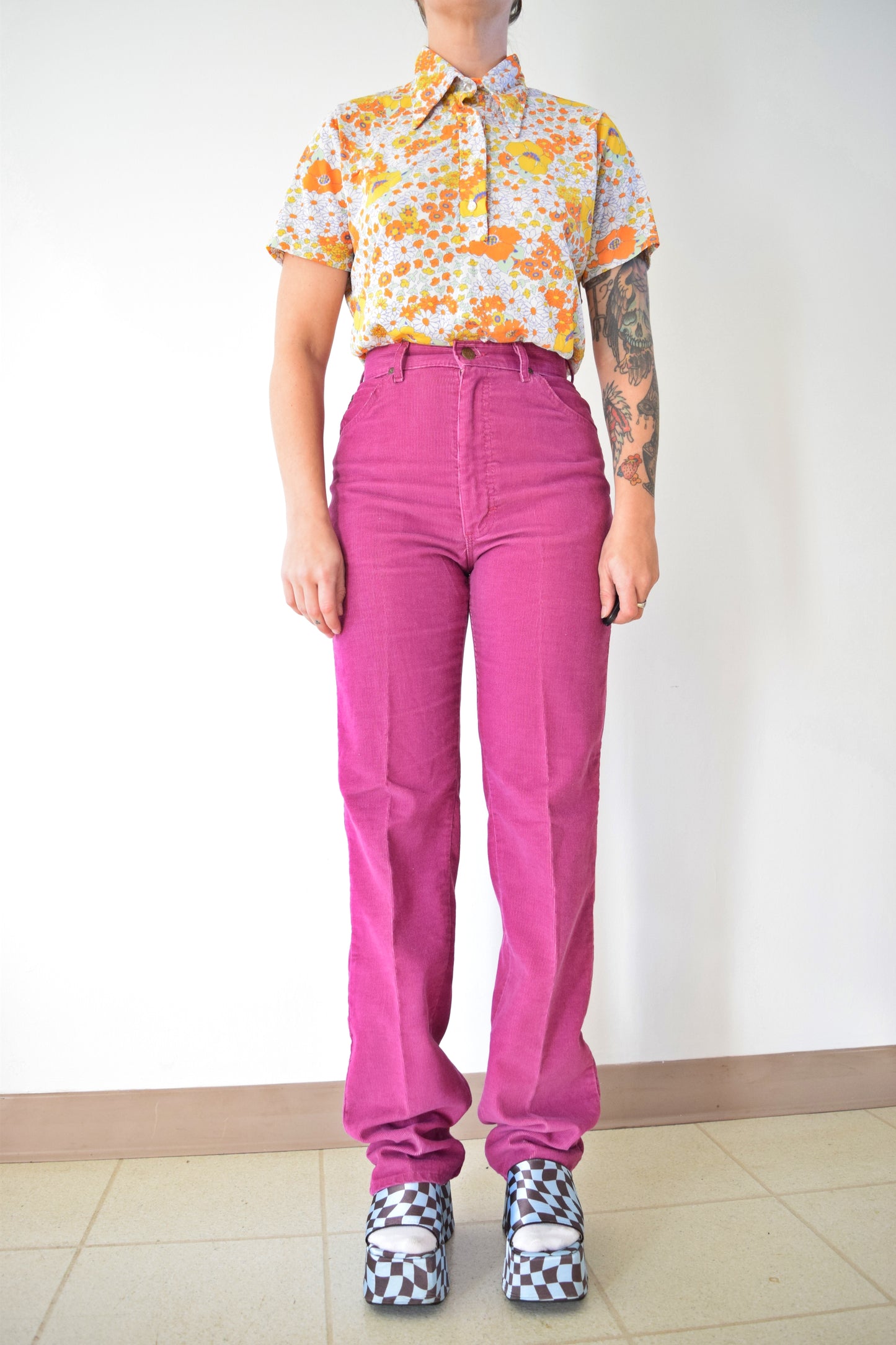 70s LEE CORDUROYS - 27" WAIST