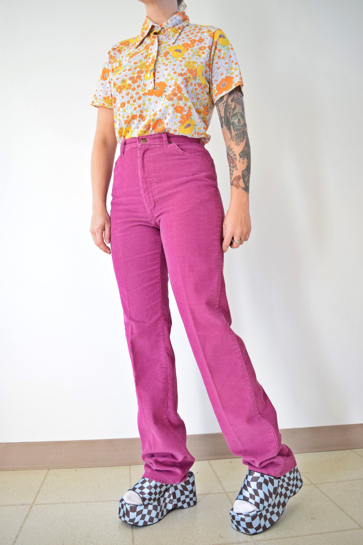 70s LEE CORDUROYS - 27" WAIST