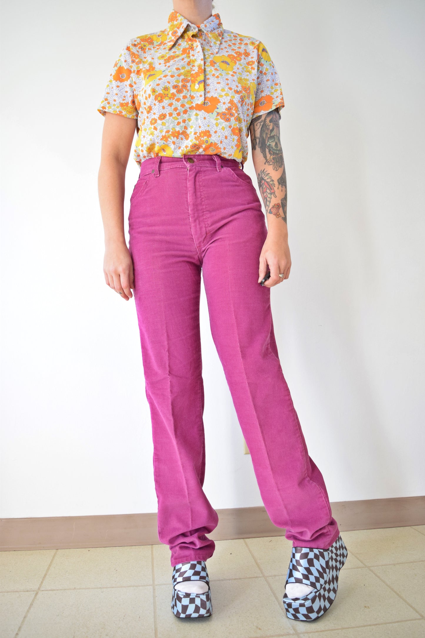 70s LEE CORDUROYS - 27" WAIST