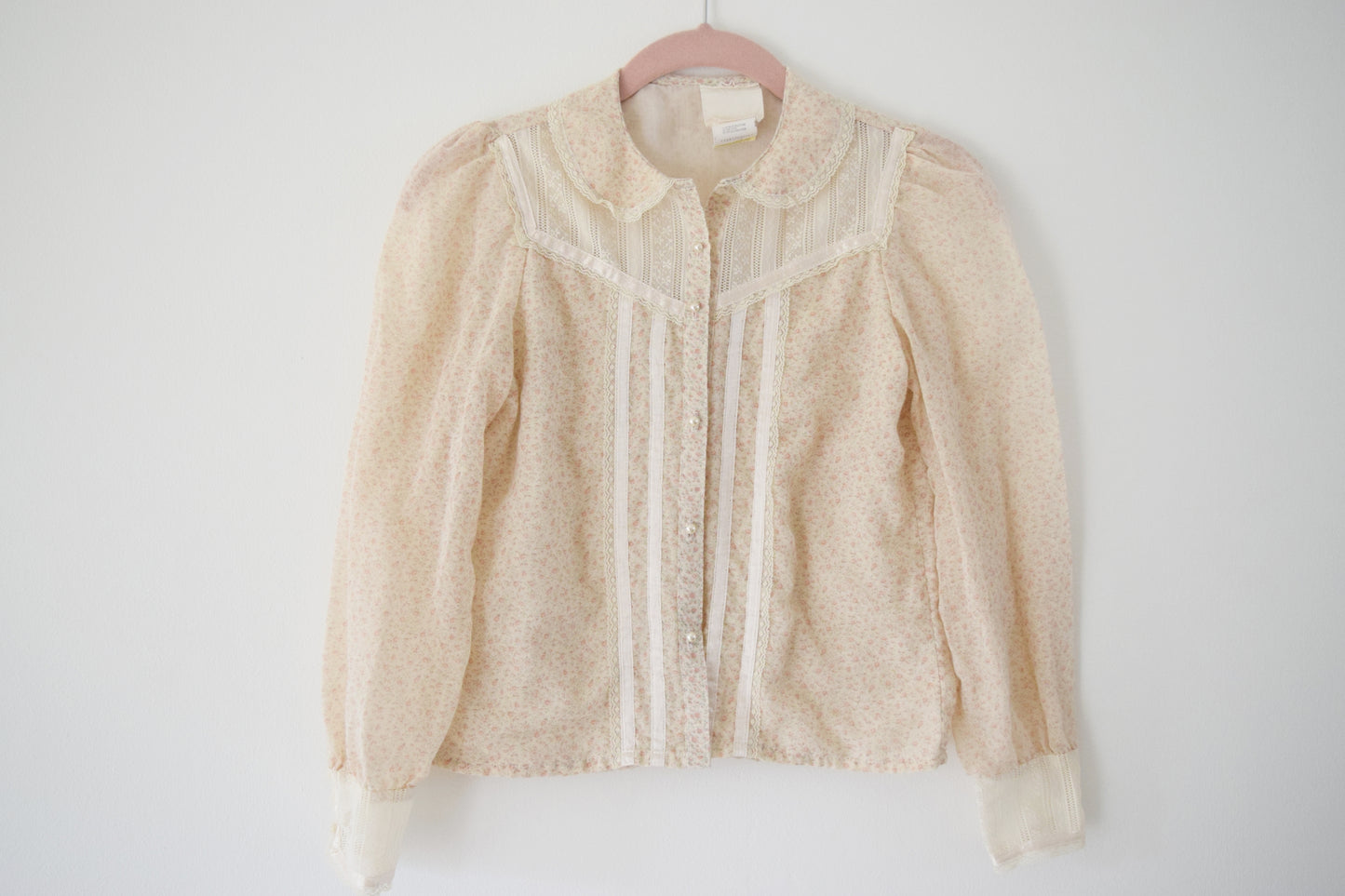 70s GUNNE SAX BLOUSE - XS