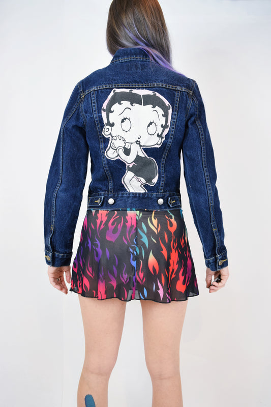 UPCYCLED BETTY BOOP JACKET - XS/SMALL