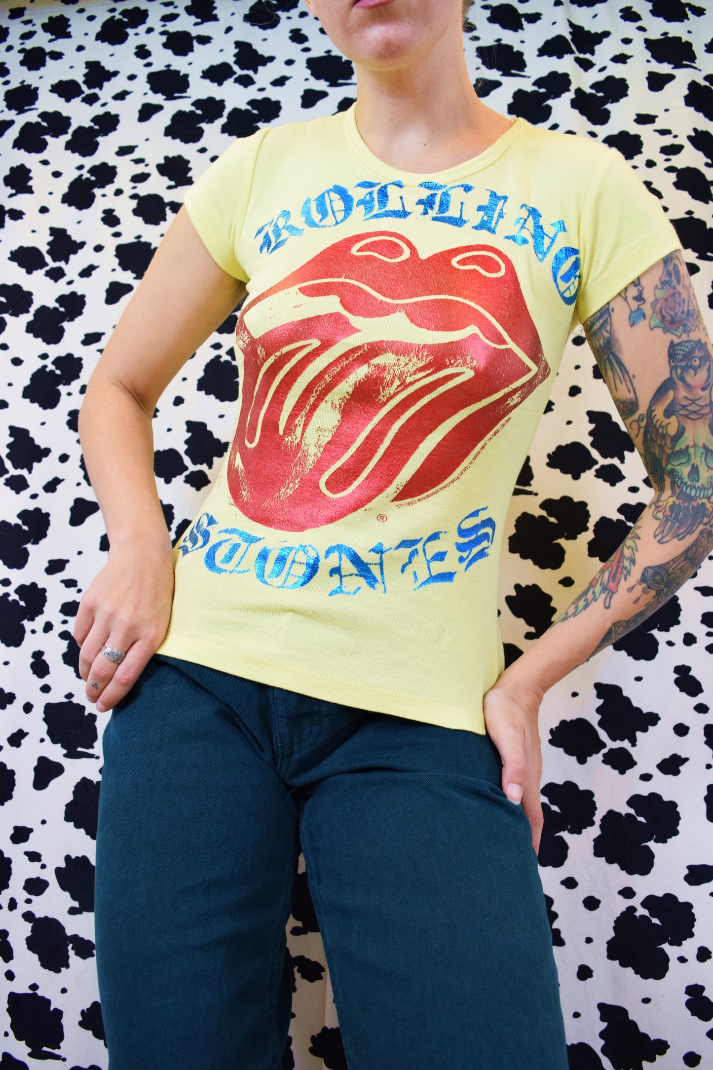 Y2K ROLLING STONES BABY TEE - XS