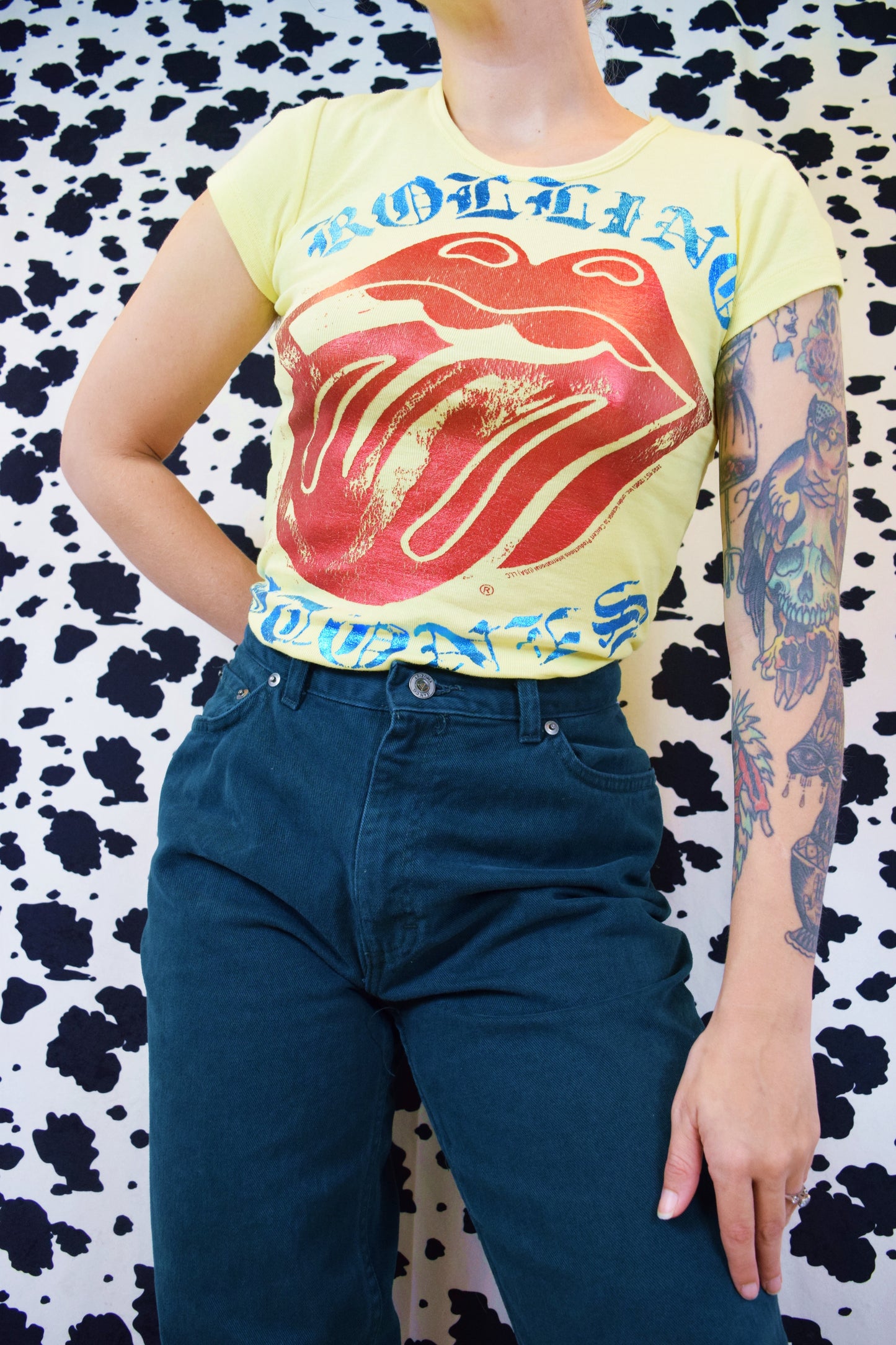 Y2K ROLLING STONES BABY TEE - XS