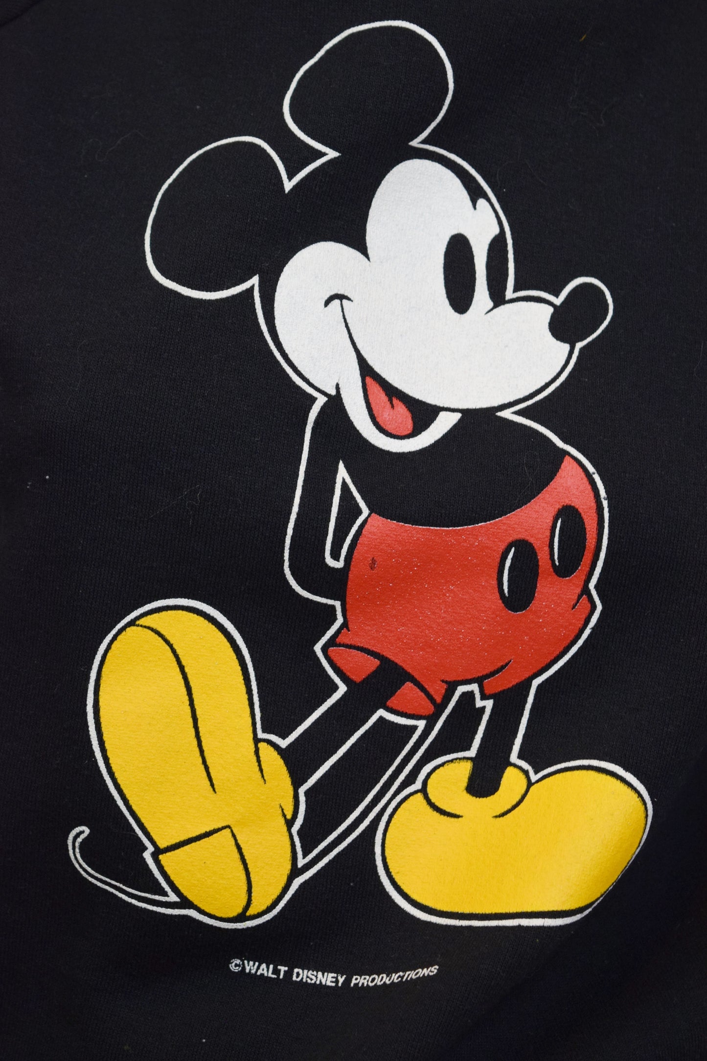 80s NOVELTY MICKEY SWEATER - MEDIUM