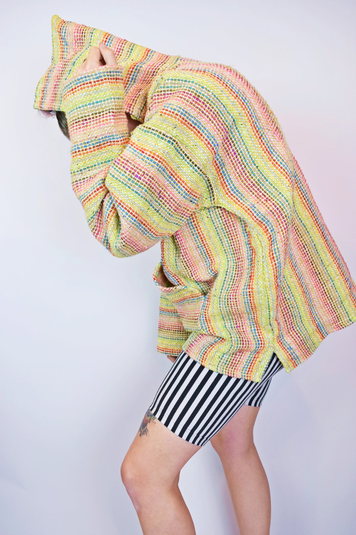 70S RAINBOW BRIGHT BAJA HOODIE - LARGE