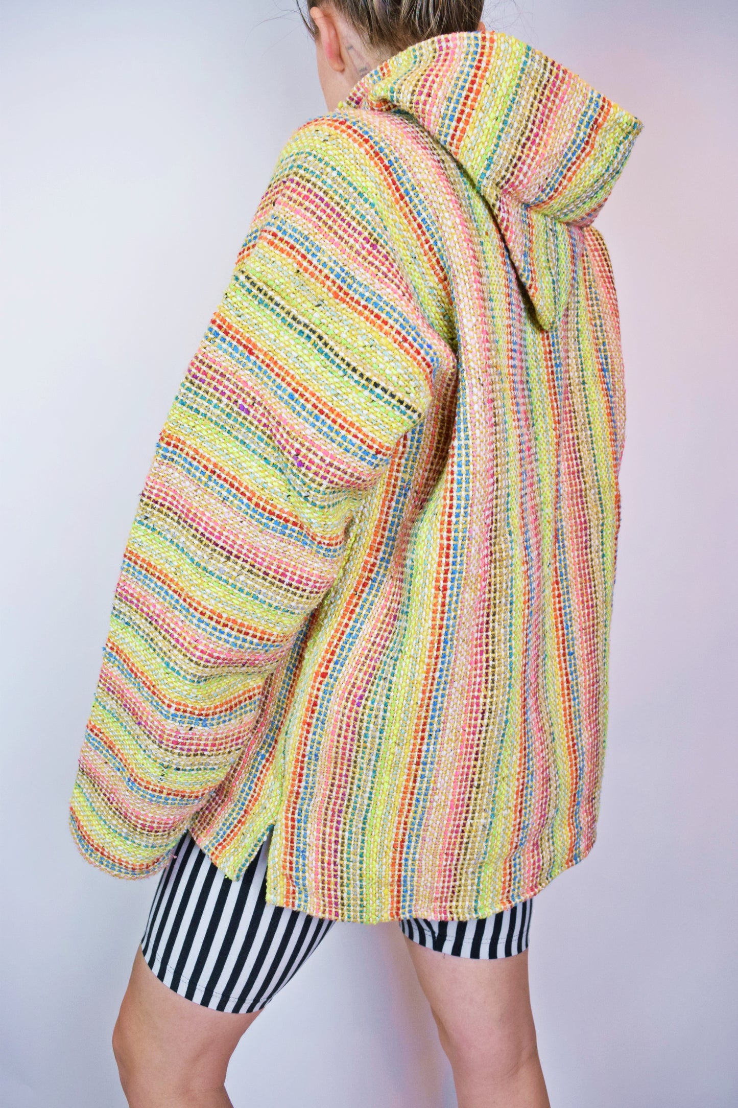 70S RAINBOW BRIGHT BAJA HOODIE - LARGE