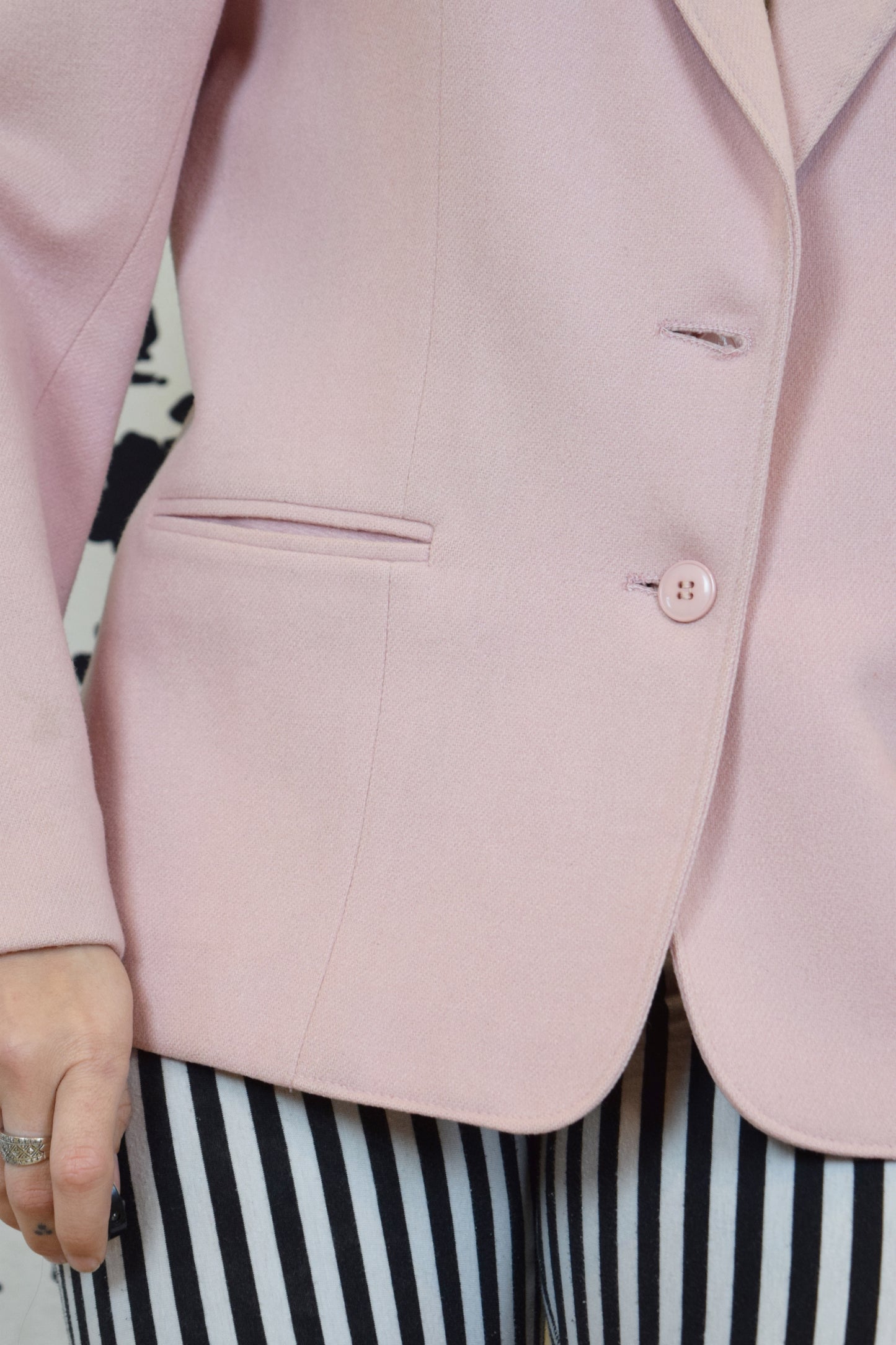 70s DUSTRY ROSE BLAZER - SMALL