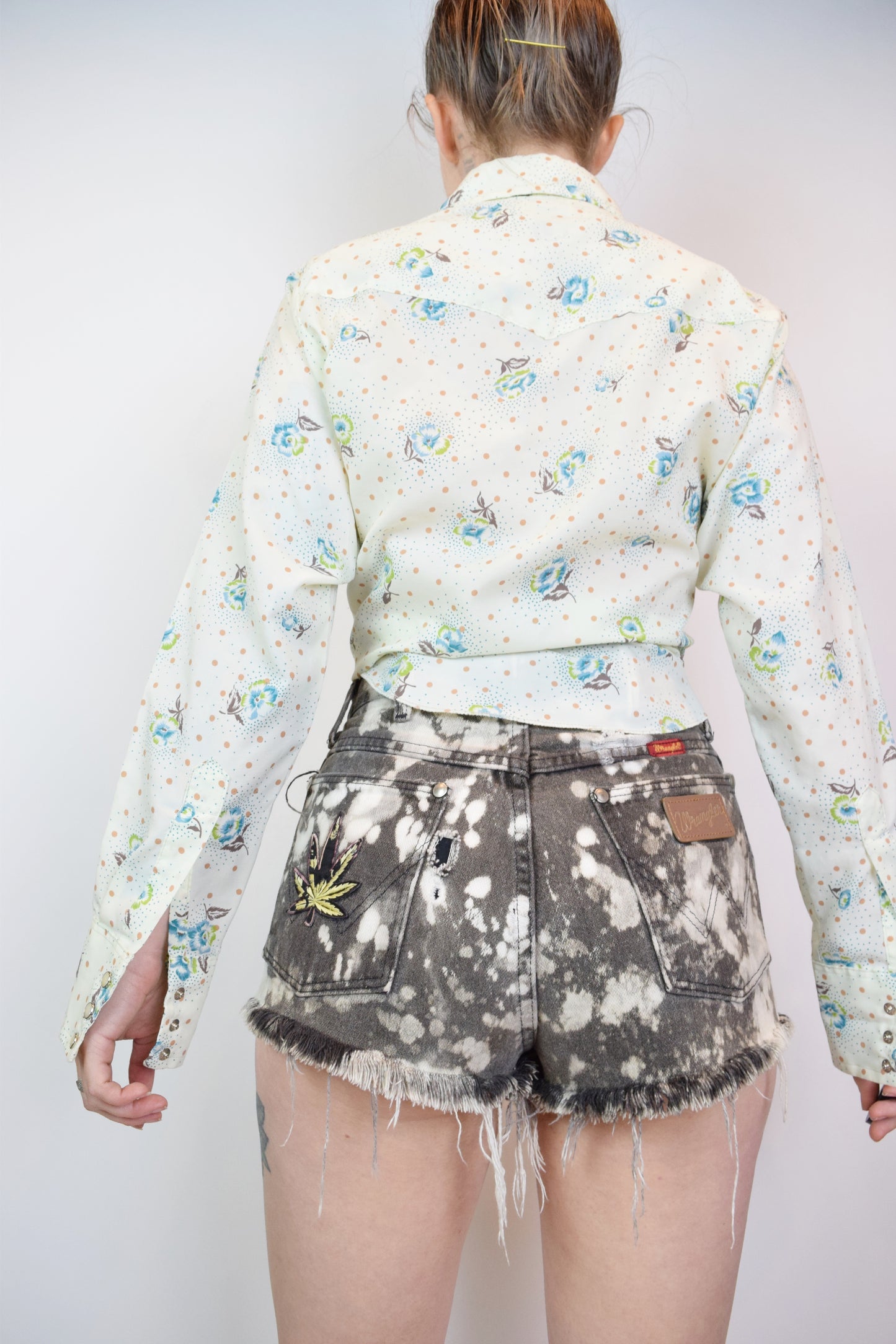 60s PEARL SNAP BUTTON UP - SMALL
